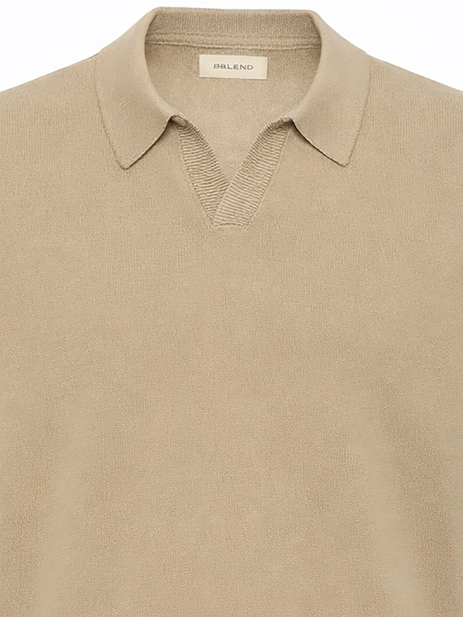 Kurzarm Poloshirt V-Ausschnitt Haifischkragen Basic Kurzarm Poloshirt V-Ausschnitt Haifischkragen Basic
