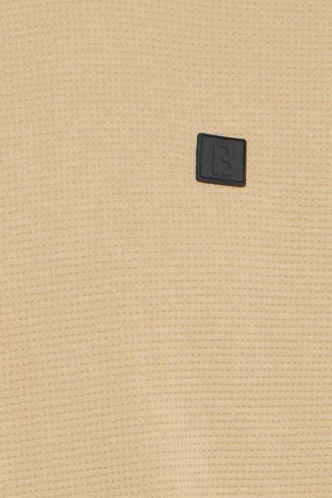 Blend BLEND Kurzarmshirt Rundhalsausschnitt Normaler Schnitt Basic – Beige, Bild 5