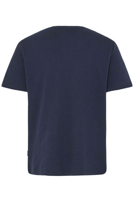 Blend BLEND Kurzarmshirt Rundhalsausschnitt Normaler Schnitt Basic – Blau, Bild 7