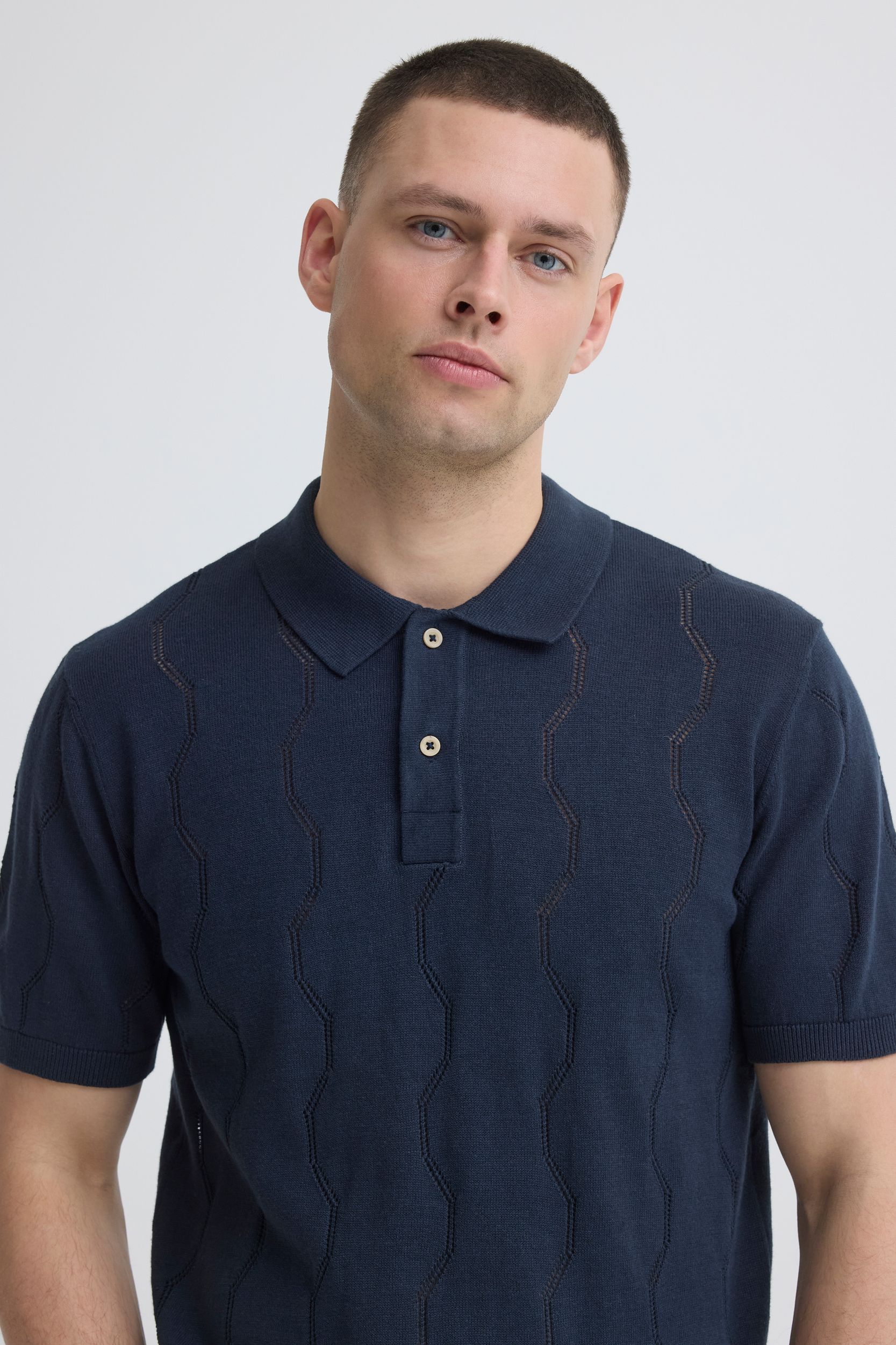 20720742-194011_194011_4.jpg Stilvolles Kurzarm Poloshirt Knopfleiste Rundhals Casual