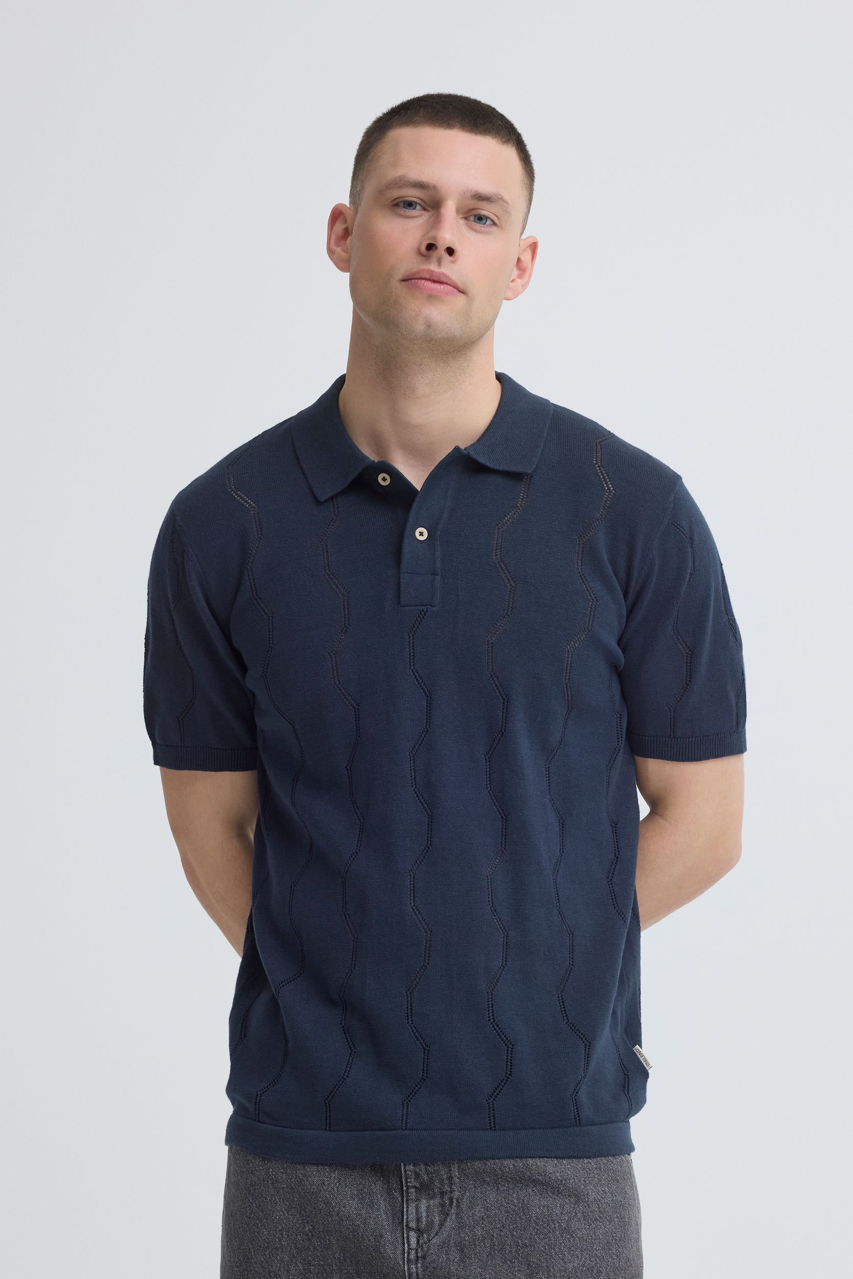 20720742-194011_194011_6.jpg Stilvolles Kurzarm Poloshirt Knopfleiste Rundhals Casual