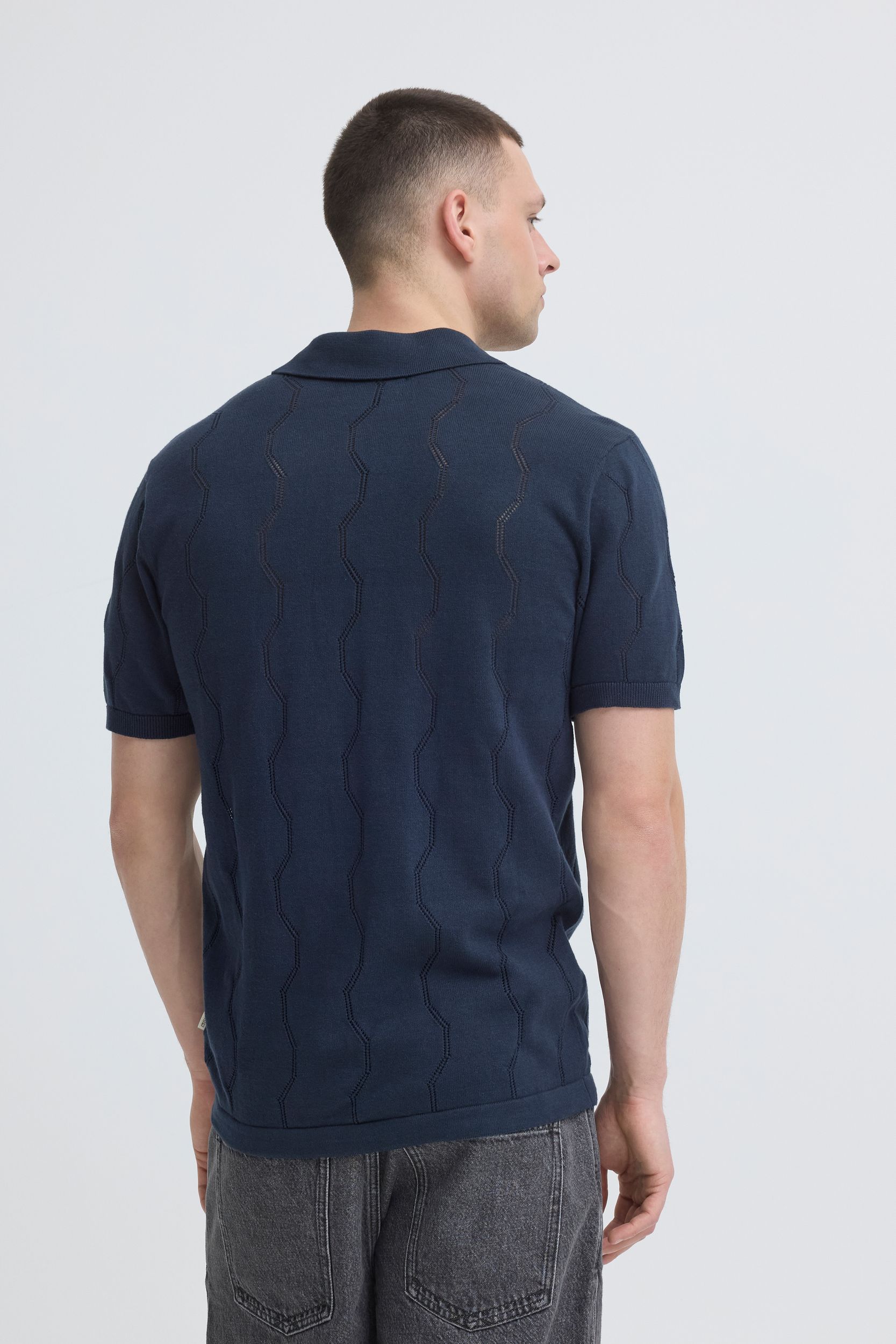 20720742-194011_194011_7.jpg Stilvolles Kurzarm Poloshirt Knopfleiste Rundhals Casual