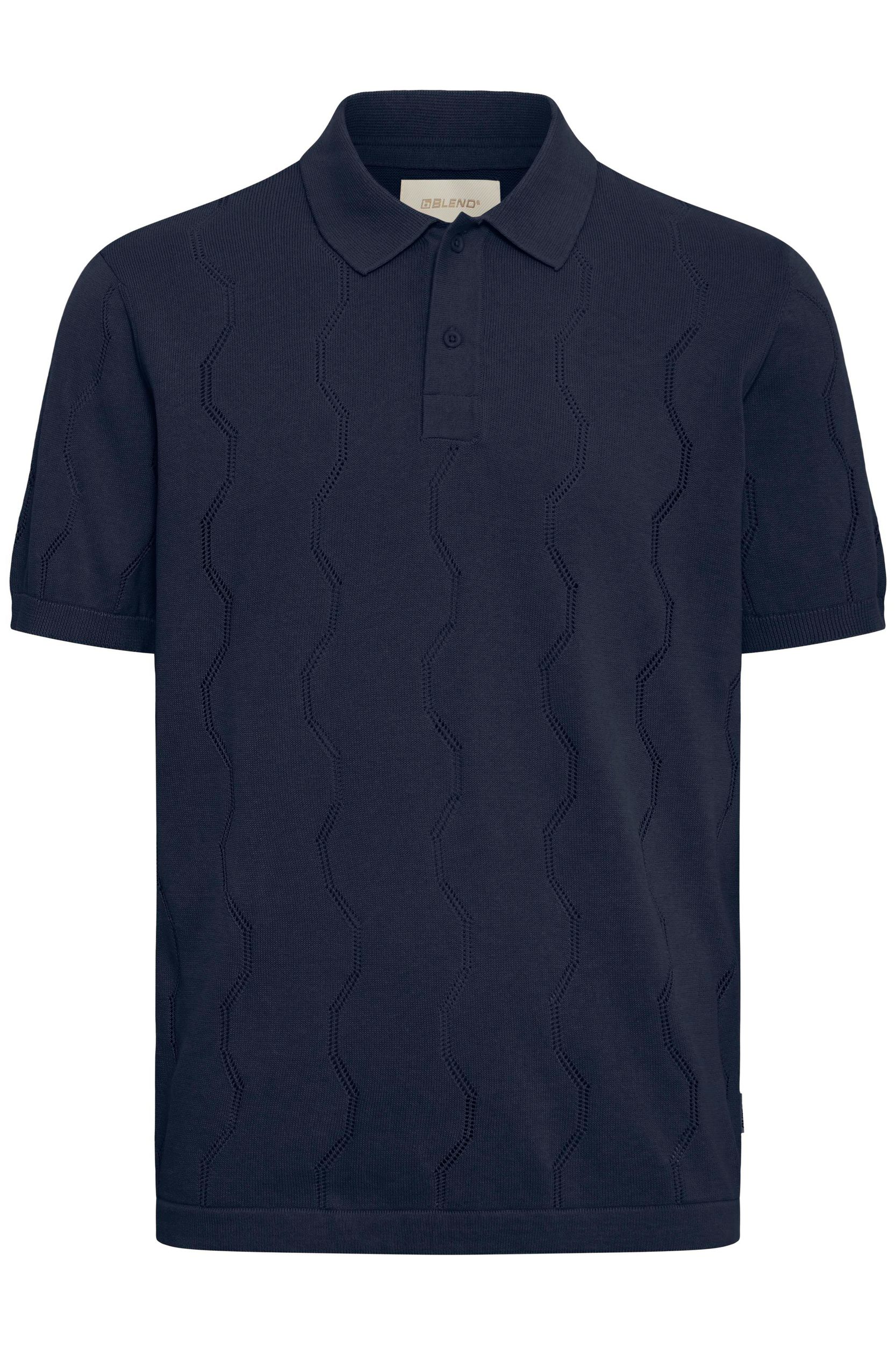 20720742-194011_194011.jpg Stilvolles Kurzarm Poloshirt Knopfleiste Rundhals Casual