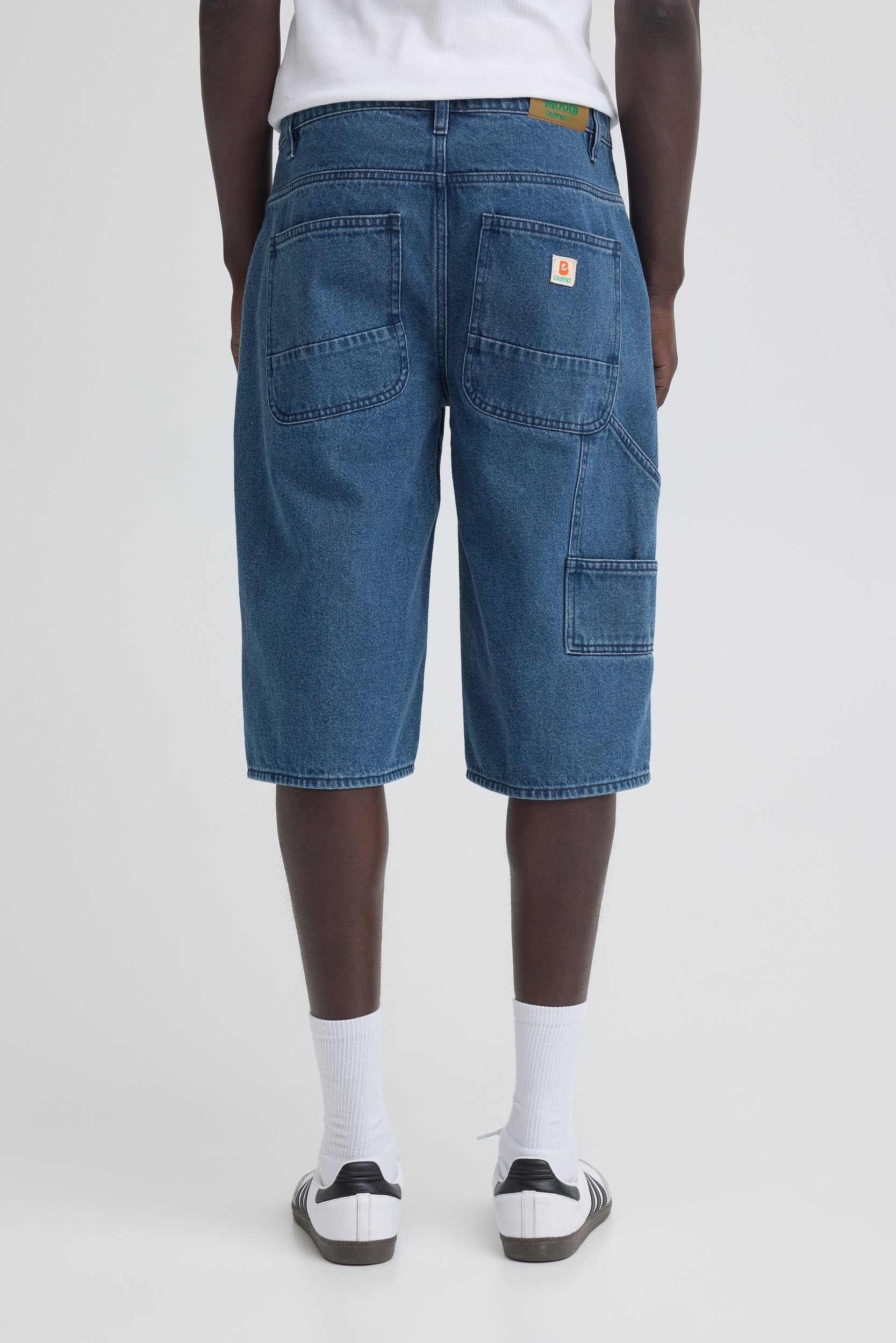 20720823-200291_200291_7.jpg Lockere Knielange Jeansshorts Verdeckter Zip-Fly Sommer
