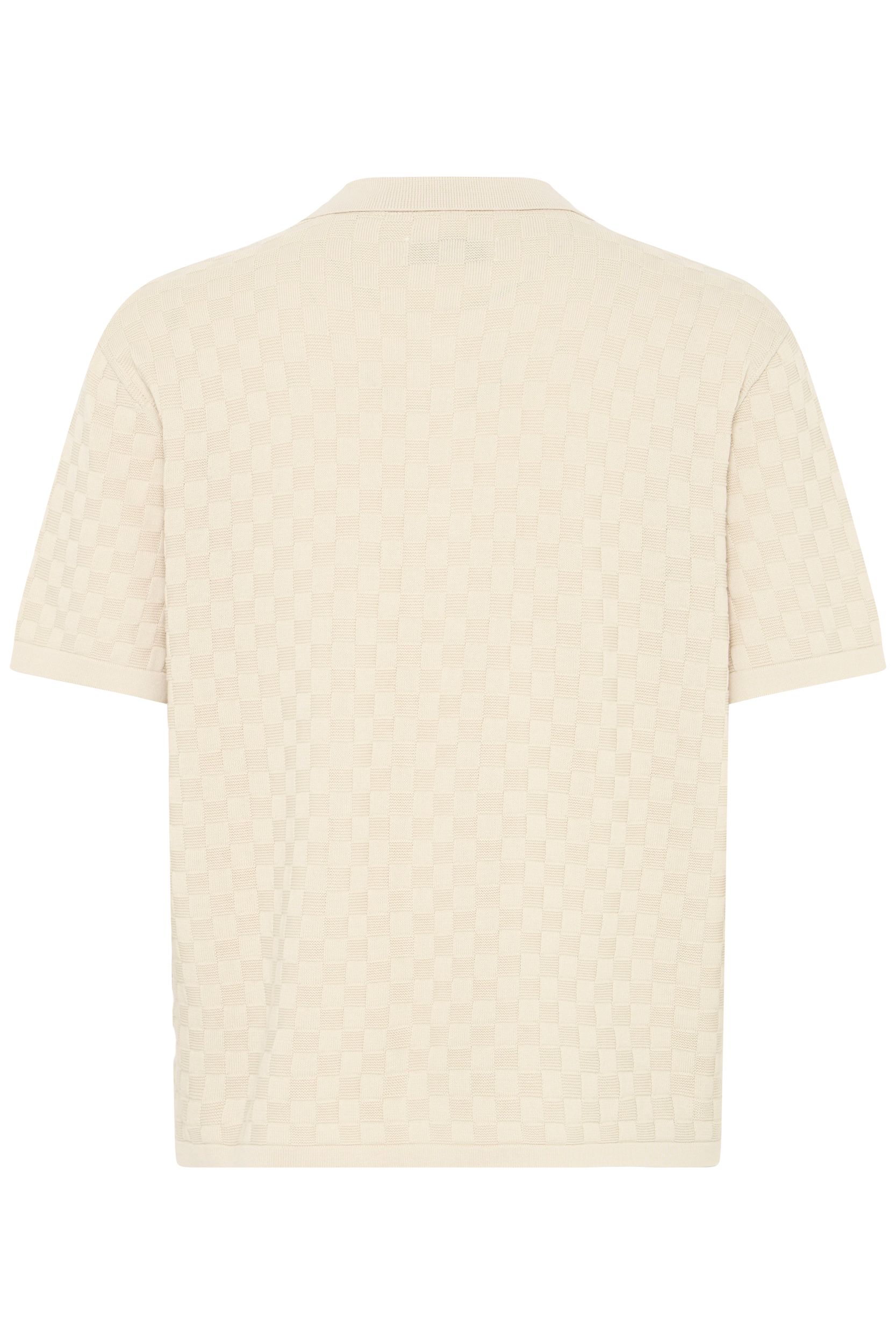 20720774-131008_131008_2.jpg Bequemes Kurzarmshirt Haifischkragen Knopfleiste Kariert