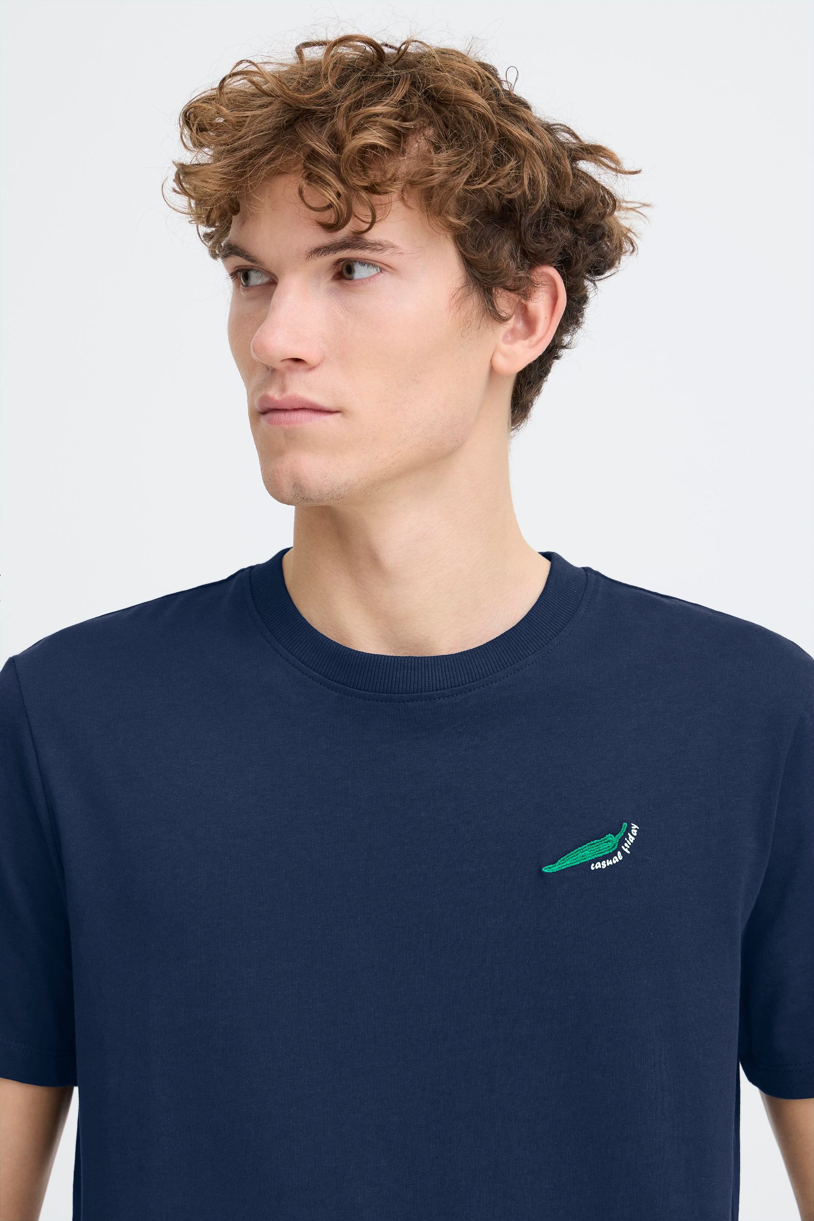 20506201_193923_350.jpg Kurzarm T-Shirt Stickerei Rundhalsausschnitt Allrounder