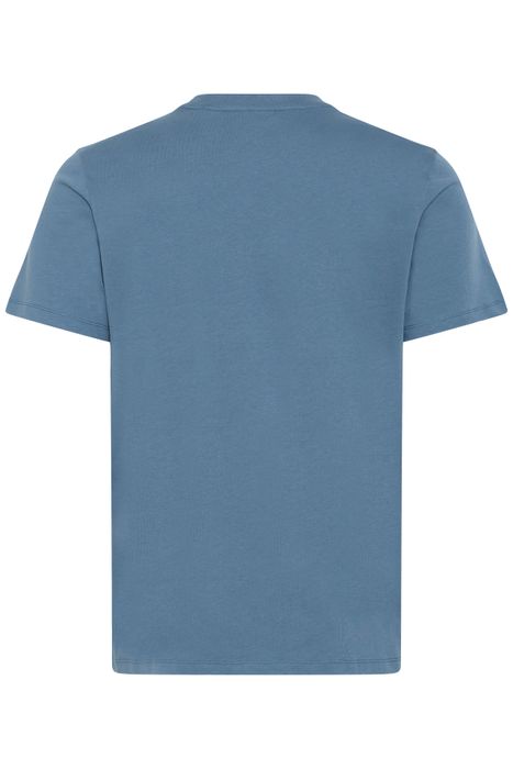 Casual Friday CASUAL FRIDAY Kurzarm-Shirt mit Rundhals und Stickerei-Detail – Blau, Bild 8