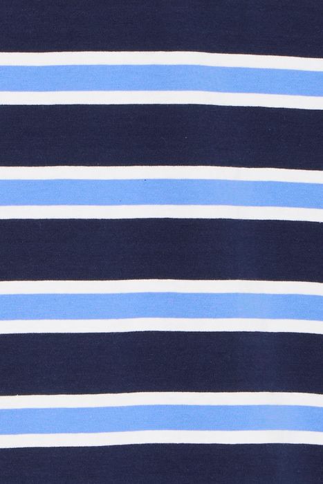 Casual Friday CASUAL FRIDAY Gestreiftes Kurzarmshirt Rundhalsausschnitt Basic – Blau, Bild 5