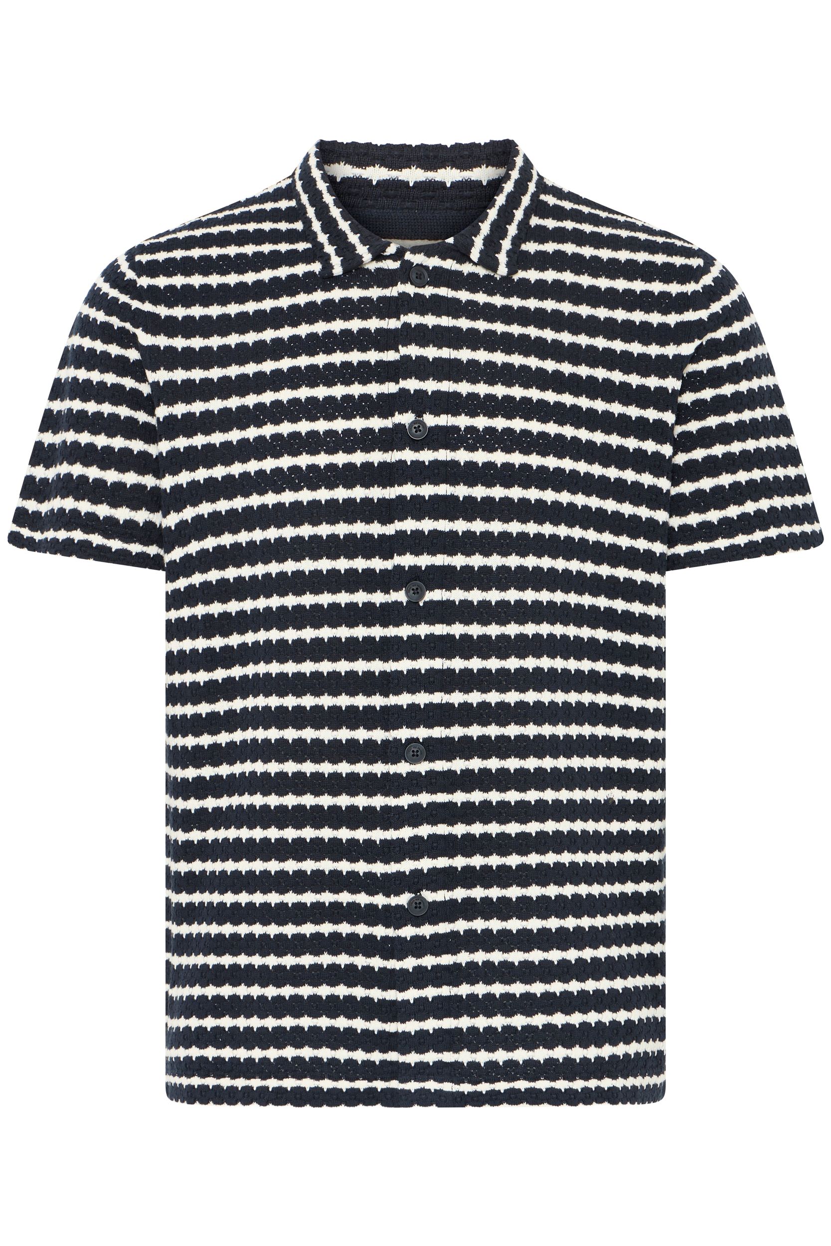 20720764-900007659_900007659.jpg Bequemes Kurzarmshirt Knopfleiste Einfarbig Polokragen