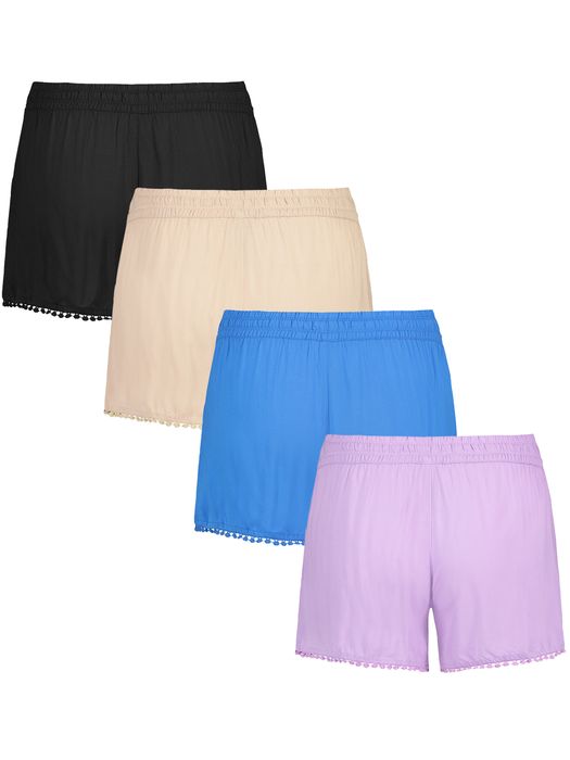 Fresh Made Stoffshorts 4-er Pack Regular Fit Seitentaschen Modisch – Mehrfarbig, Bild 23