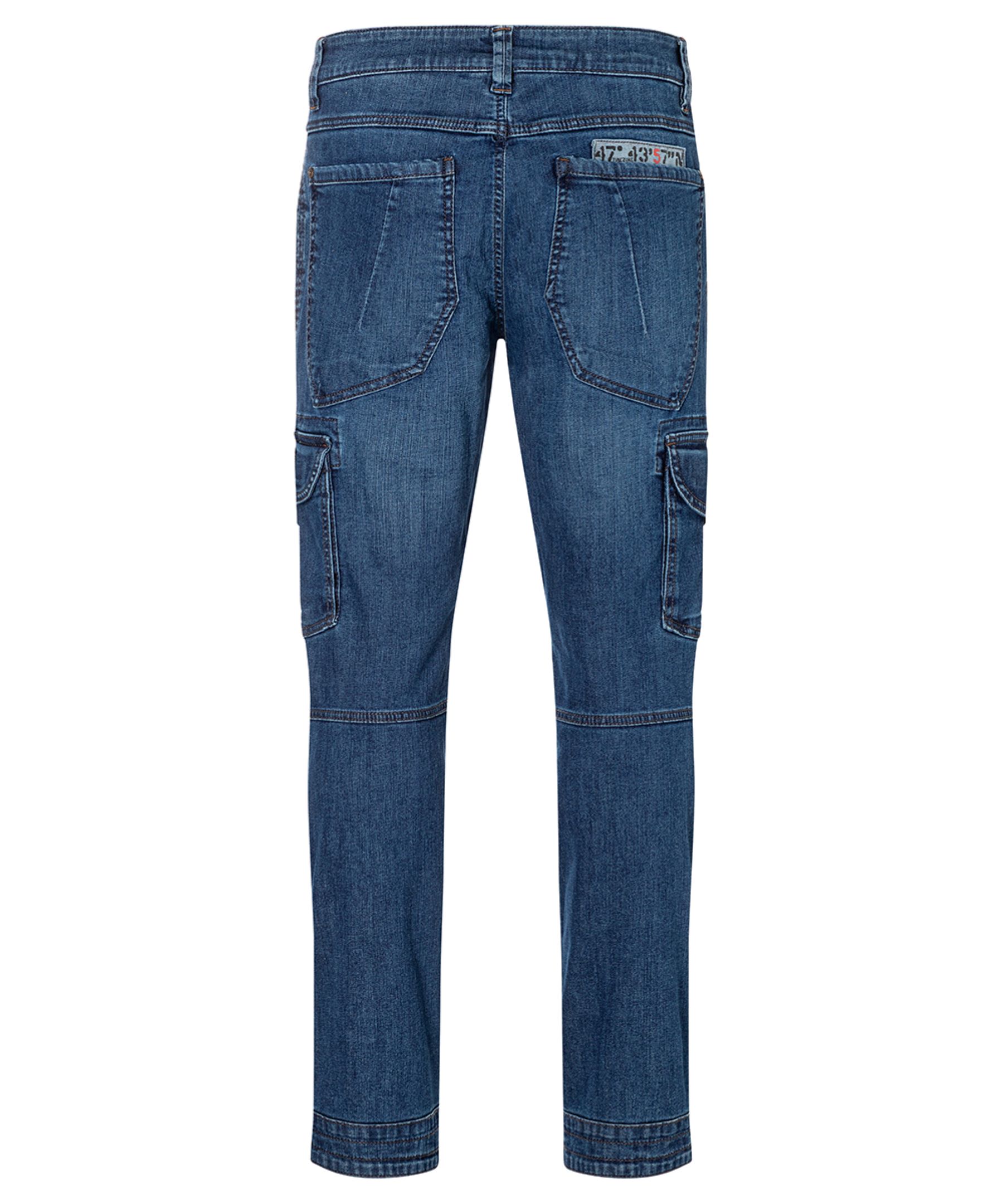 Cargo Hose Reißverschluss Eingrifftaschen Used Look Gerade Cargo Hose Reißverschluss Eingrifftaschen Used Look Gerade