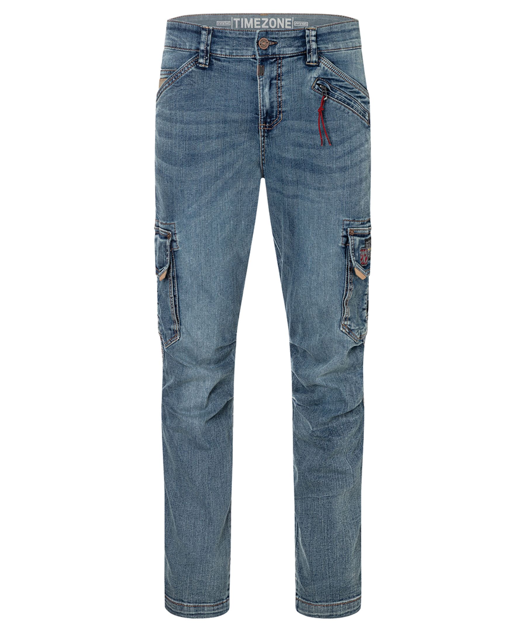 Cargo Hose Reißverschluss Eingrifftaschen Used Look Gerade Cargo Hose Reißverschluss Eingrifftaschen Used Look Gerade