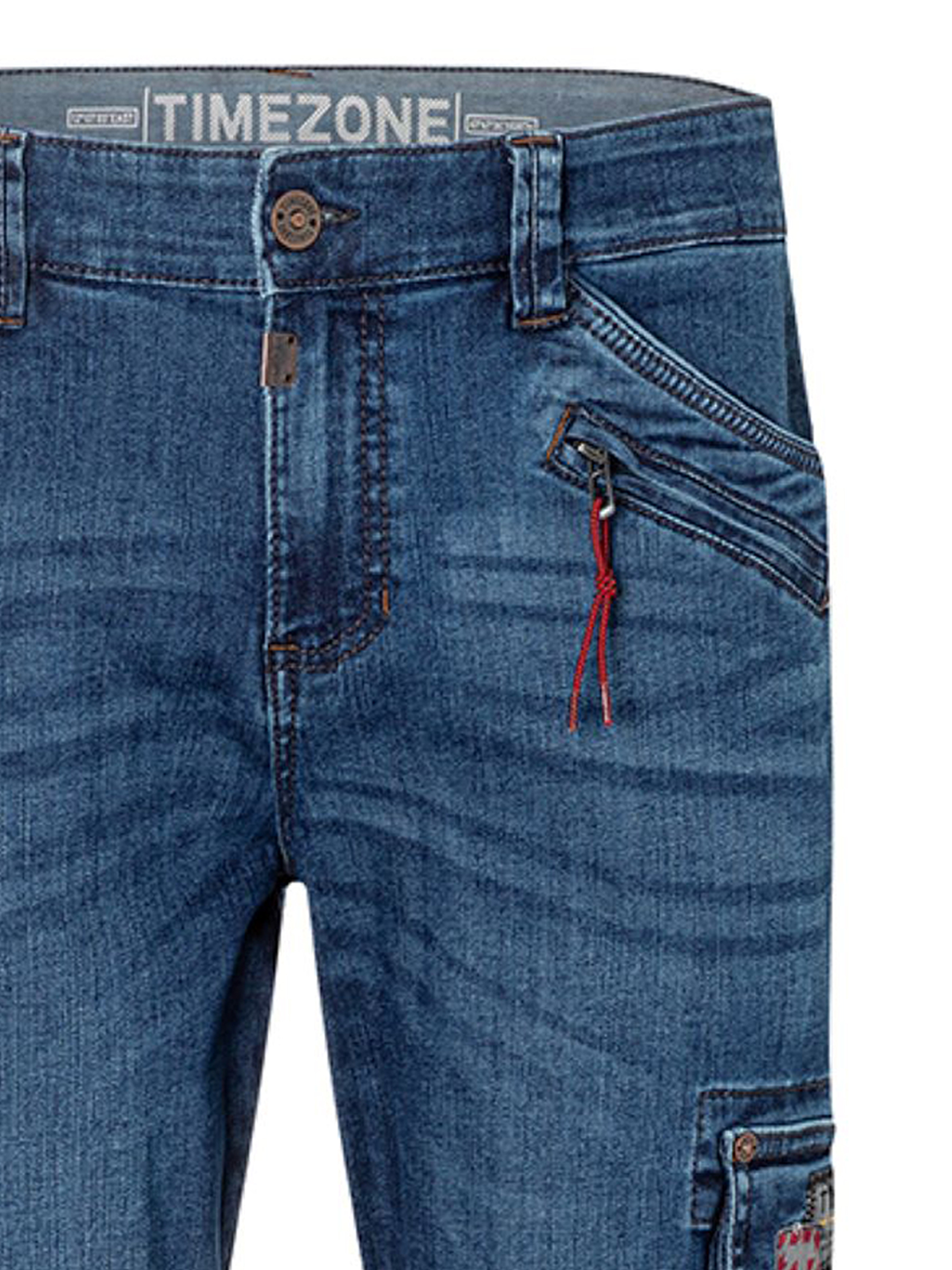 Cargo Hose Reißverschluss Eingrifftaschen Used Look Gerade Cargo Hose Reißverschluss Eingrifftaschen Used Look Gerade