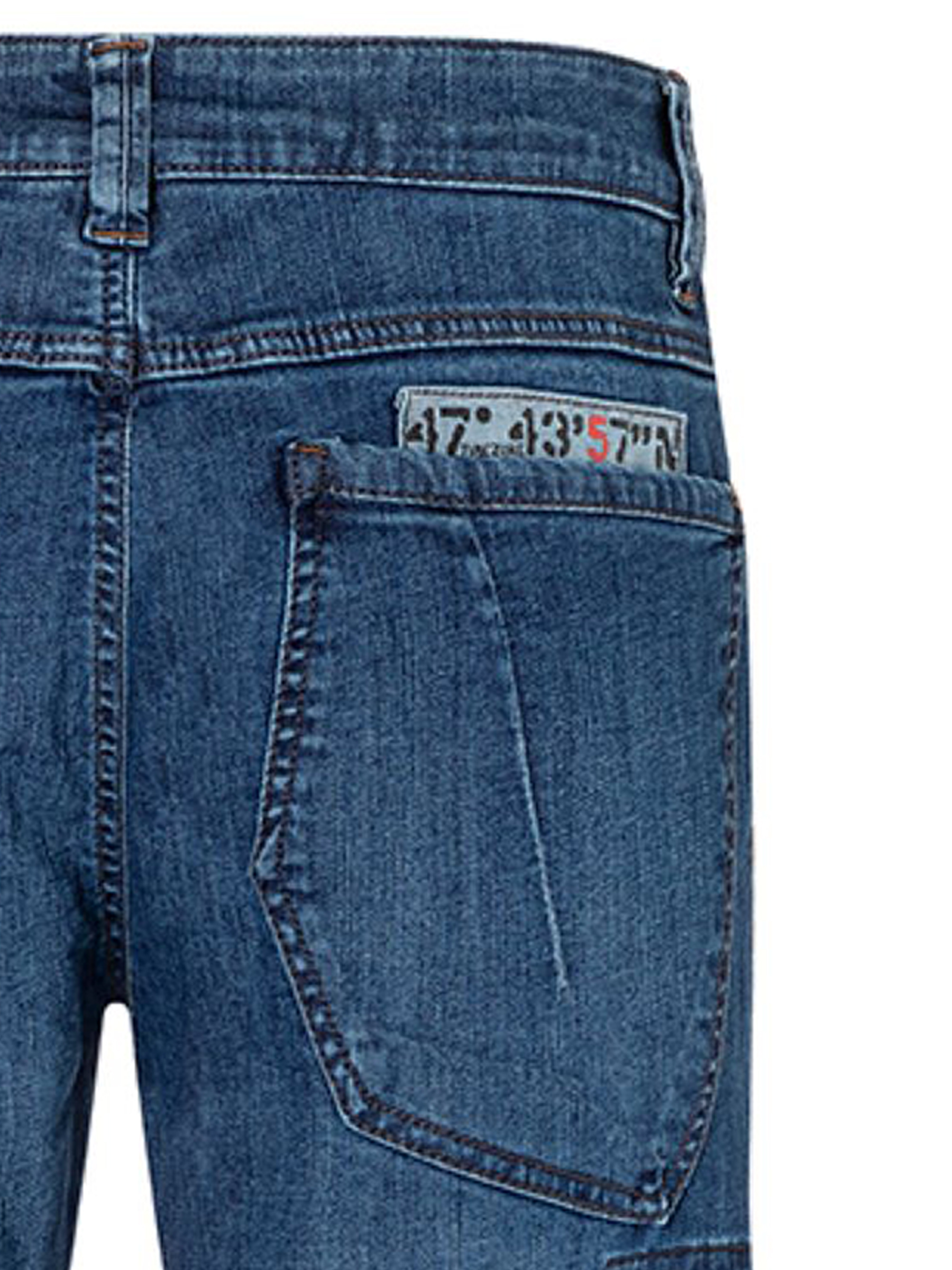 Cargo Hose Reißverschluss Eingrifftaschen Used Look Gerade Cargo Hose Reißverschluss Eingrifftaschen Used Look Gerade