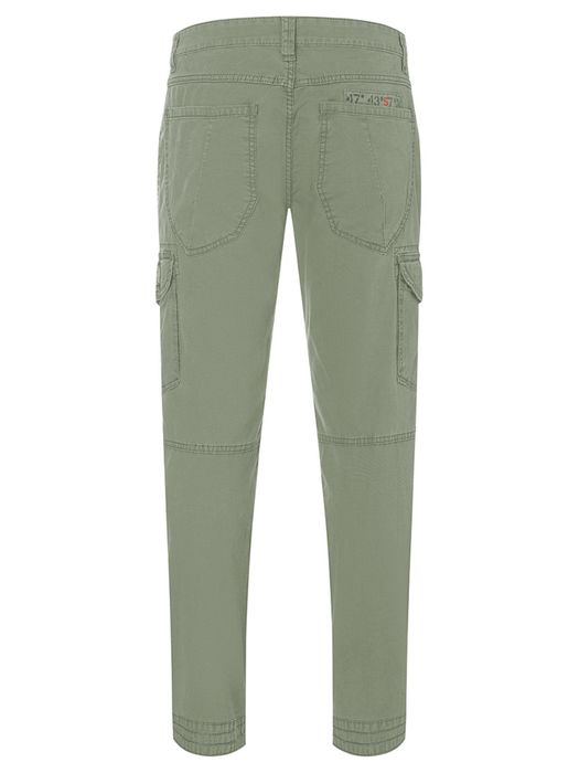 Timezone Timezone Cargo Hose Gerade Passform Zip-Fly Knöchellang – Grün, Bild 4
