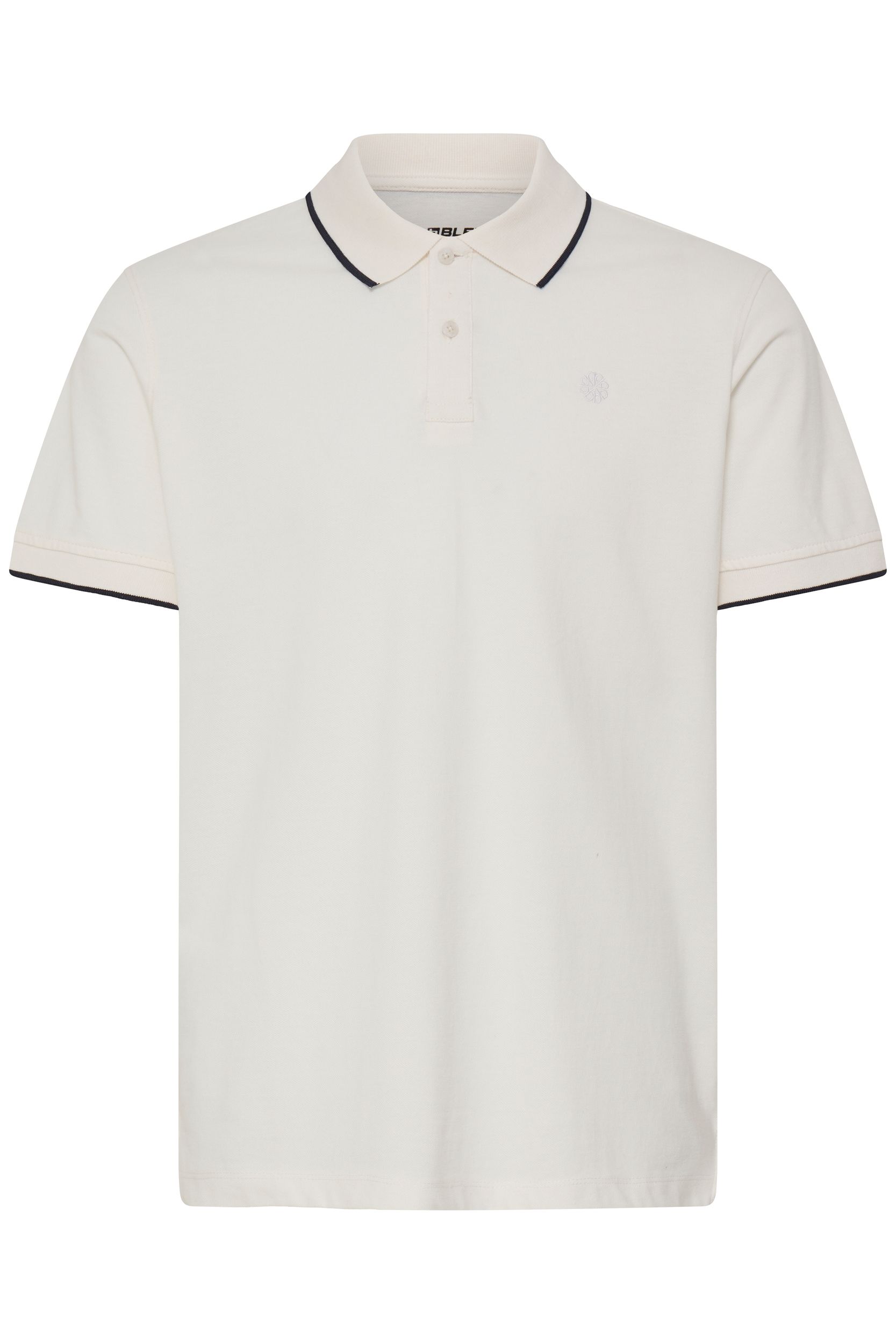 20720425-110602_110602.jpg Kurzarm Poloshirt Knopfverschluss Rundhals Sticklogo