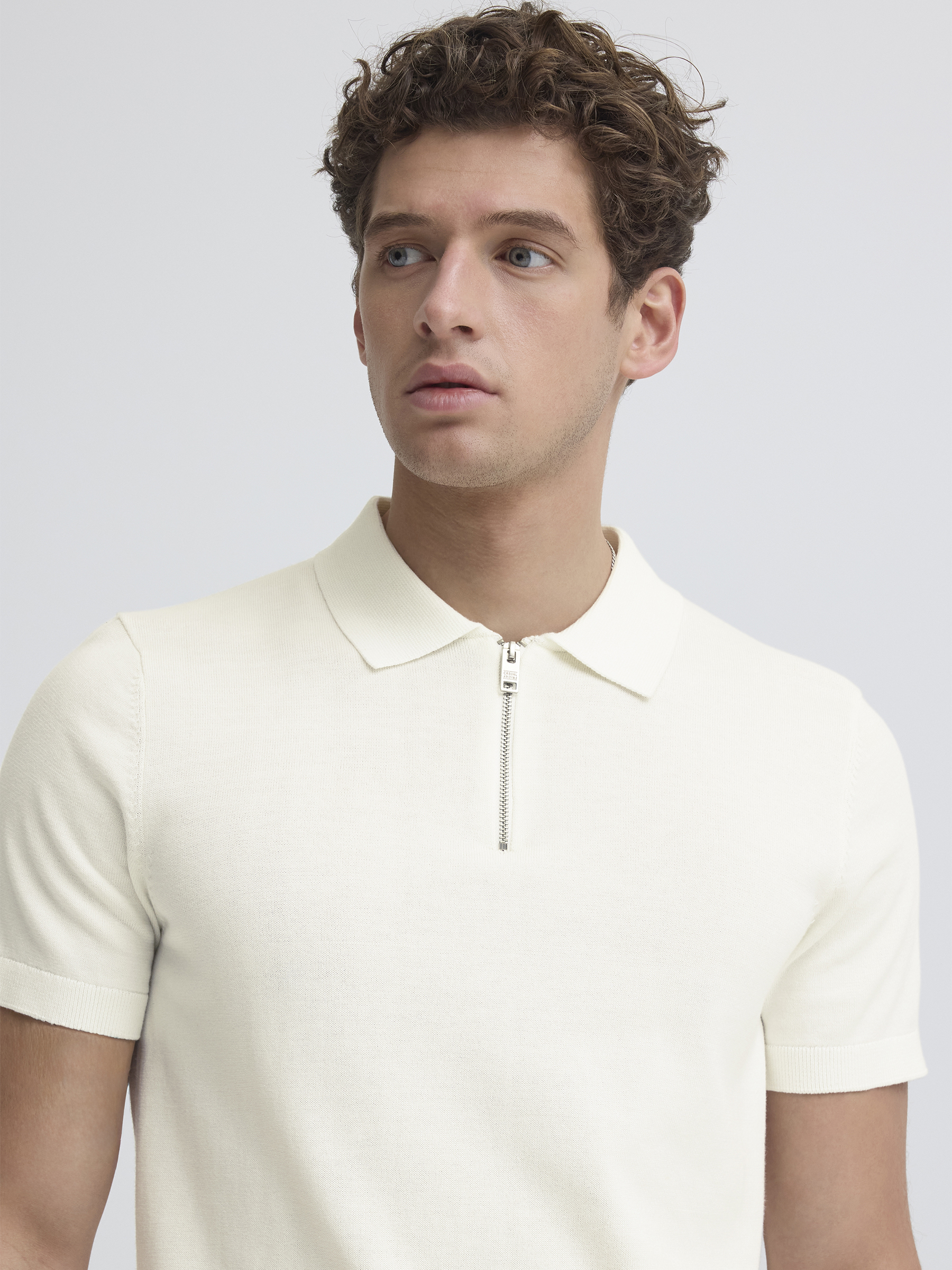 Stilvolles Kurzarm Strickpoloshirt Einfarbig Casual Stilvolles Kurzarm Strickpoloshirt Einfarbig Casual