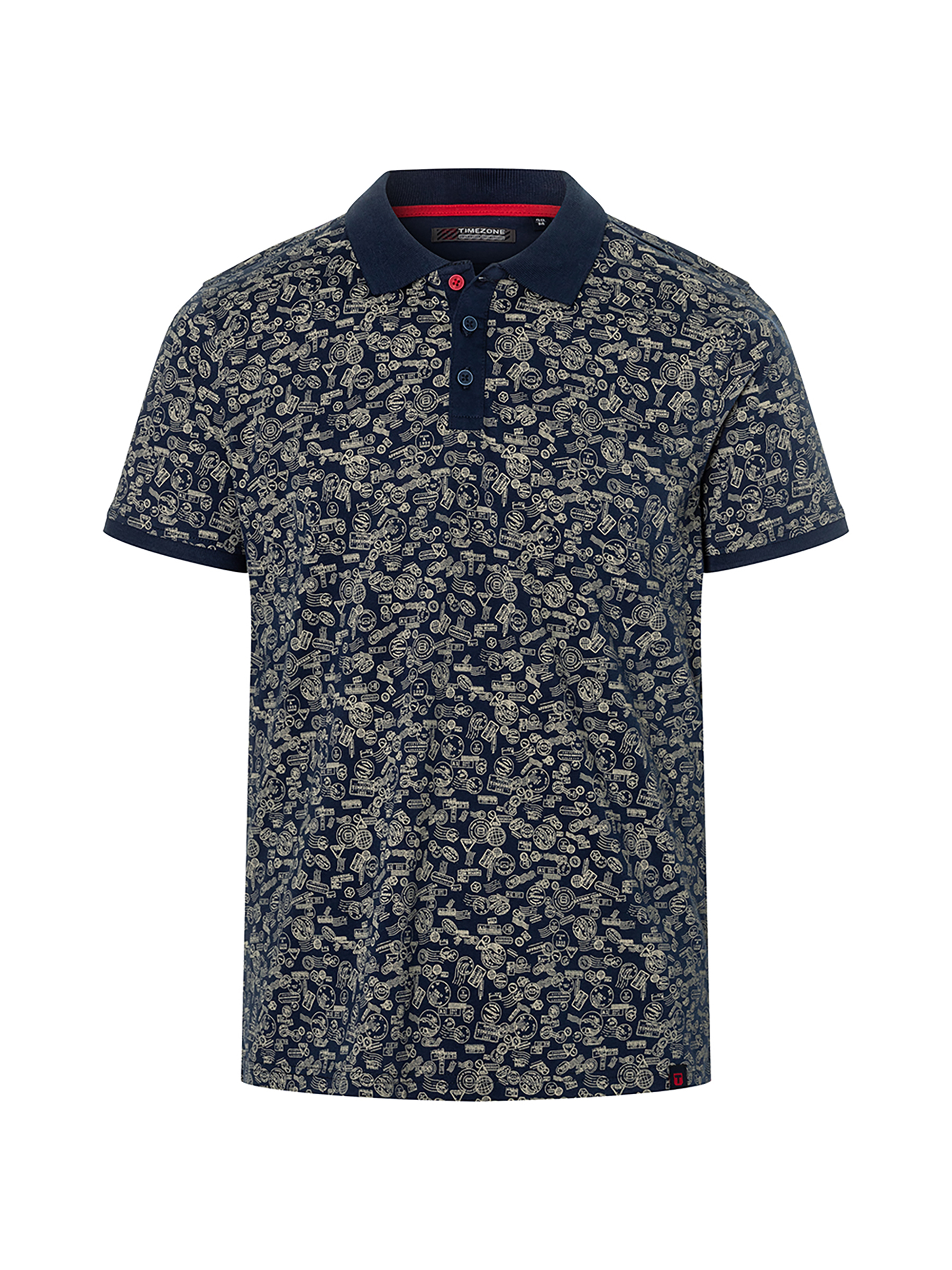 Modernes Poloshirt Polokragen Kurzarm Knopfverschluss Modernes Poloshirt Polokragen Kurzarm Knopfverschluss