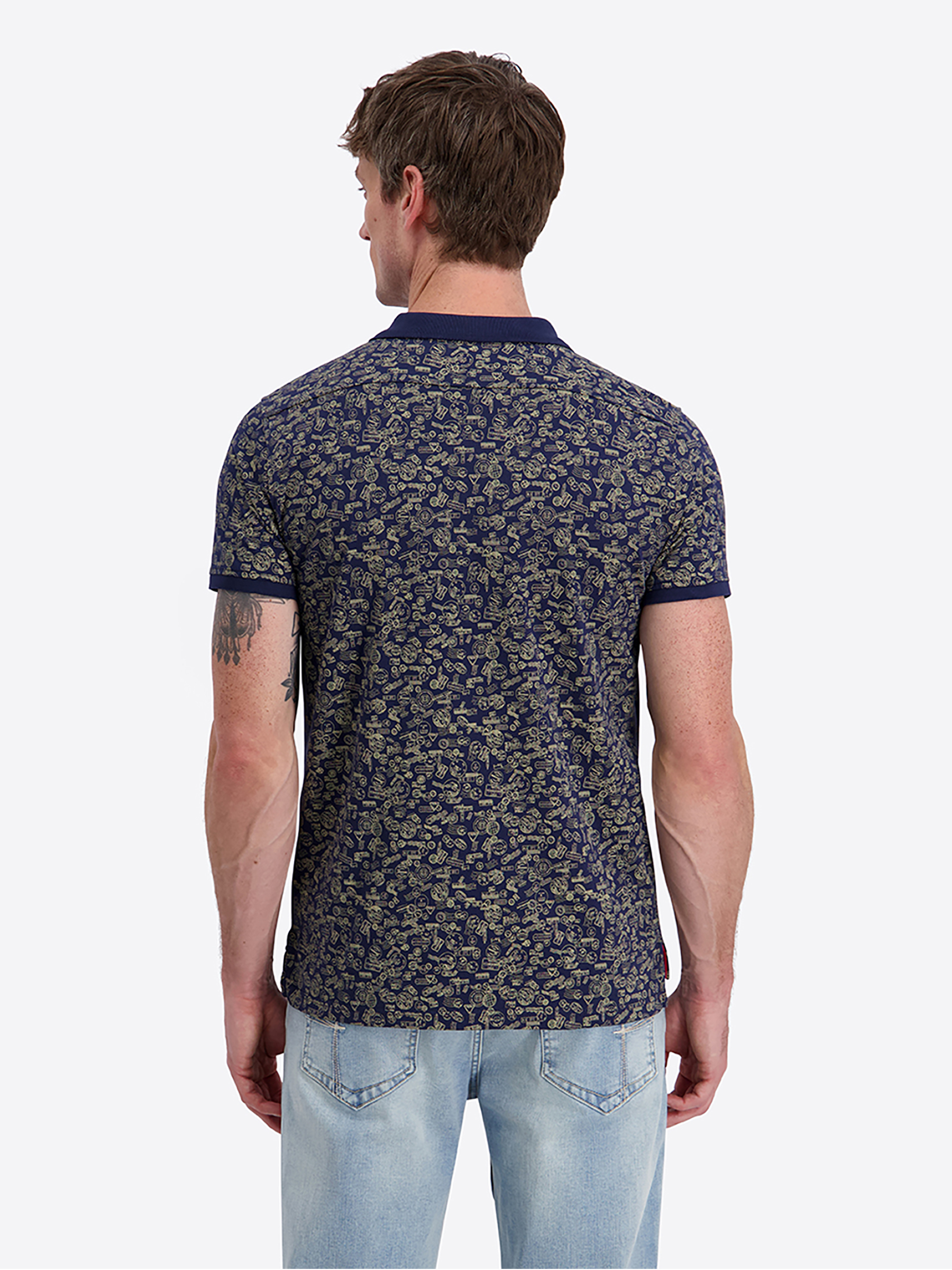 Modernes Poloshirt Polokragen Kurzarm Knopfverschluss Modernes Poloshirt Polokragen Kurzarm Knopfverschluss