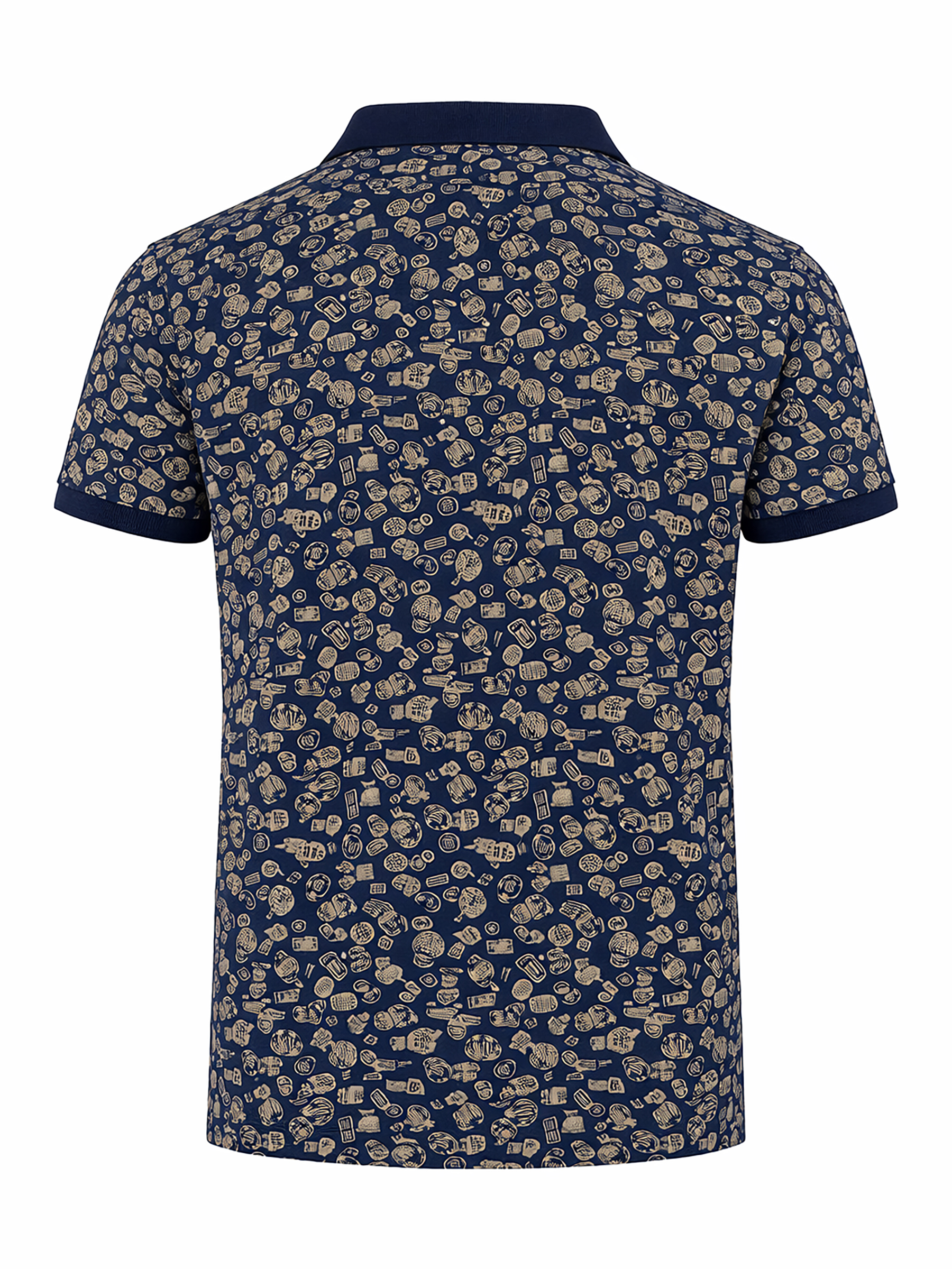 Modernes Poloshirt Polokragen Kurzarm Knopfverschluss Modernes Poloshirt Polokragen Kurzarm Knopfverschluss