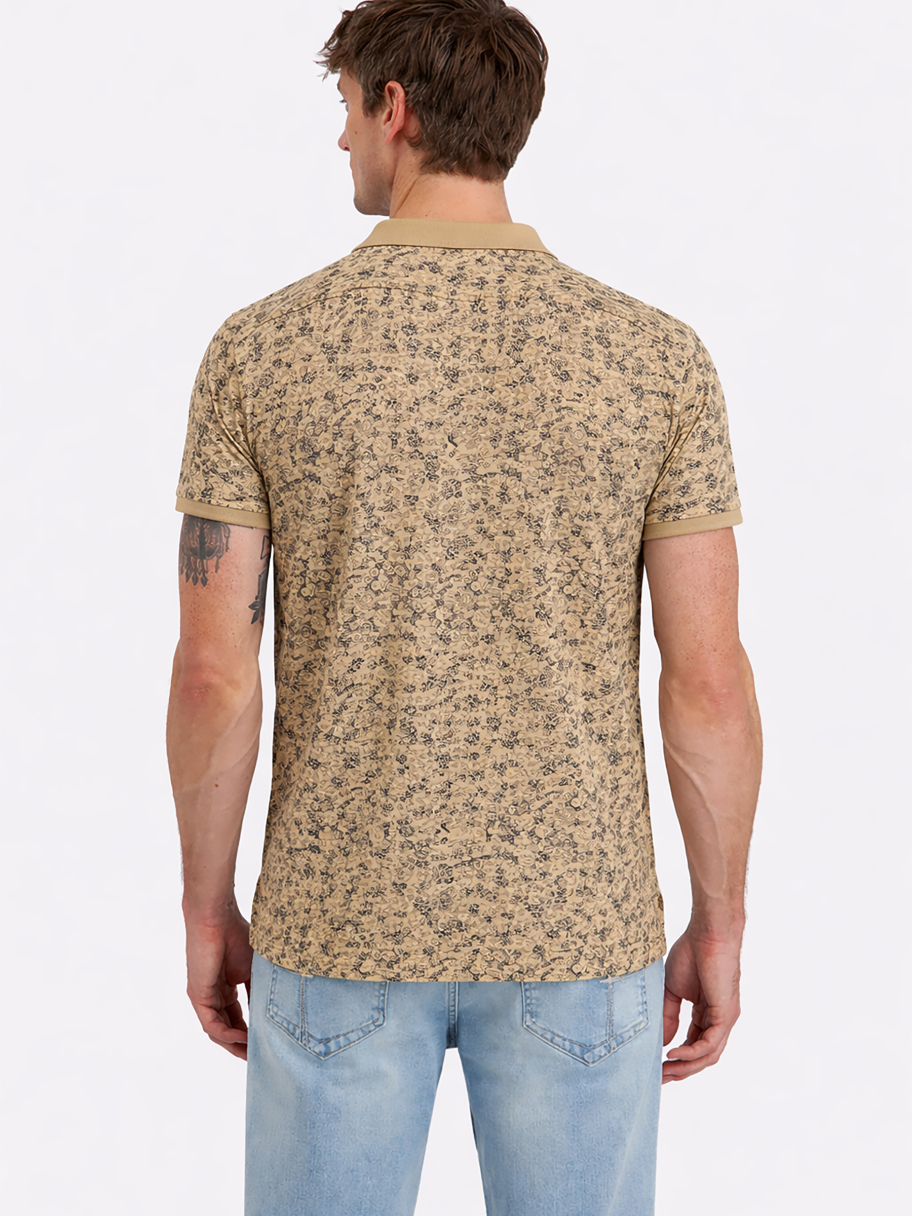 Modernes Poloshirt Polokragen Kurzarm Knopfverschluss Modernes Poloshirt Polokragen Kurzarm Knopfverschluss