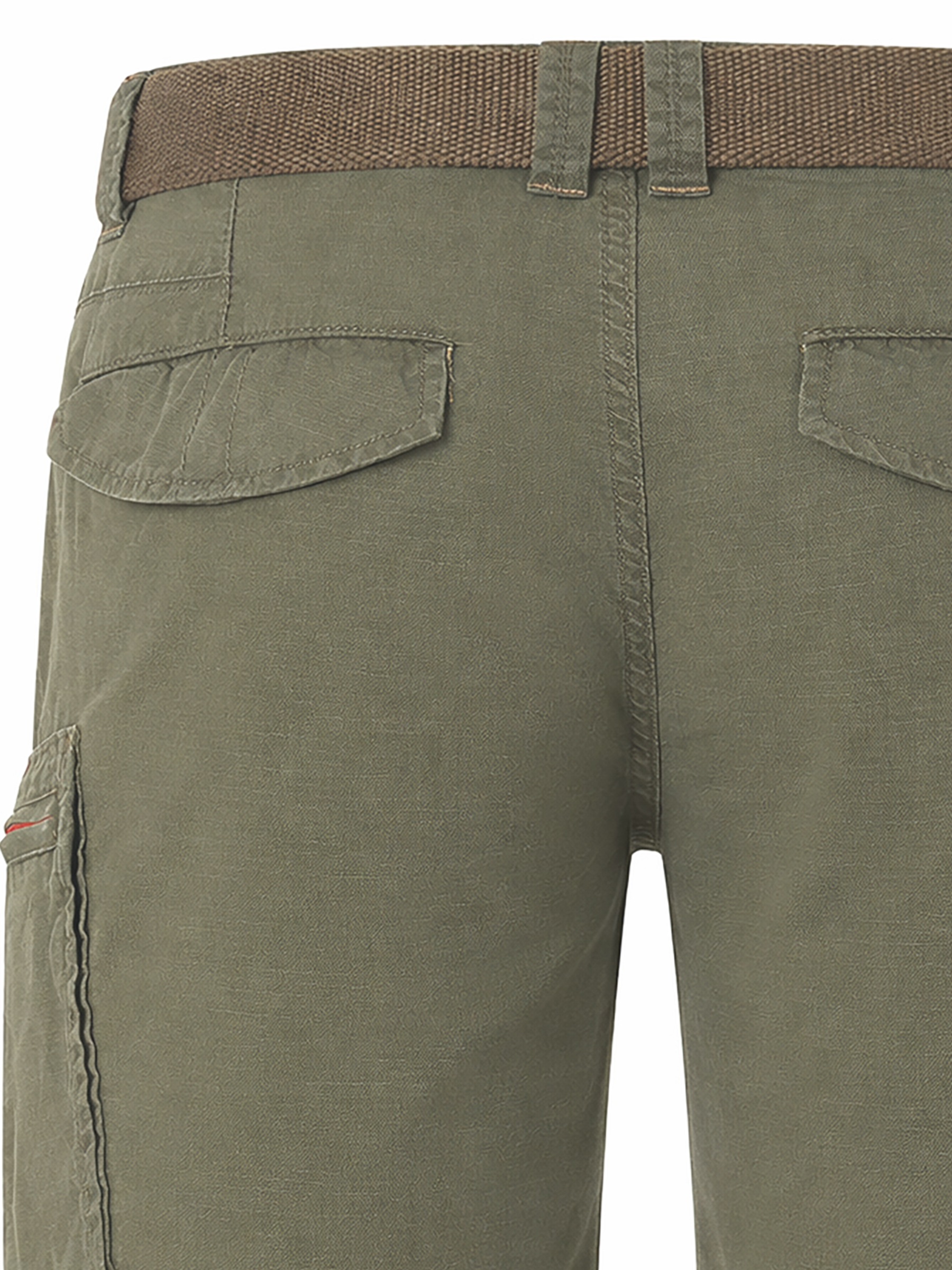 Cargo-Shorts Gürtel Knielang Reißverschluss Regular Fit Cargo-Shorts Gürtel Knielang Reißverschluss Regular Fit