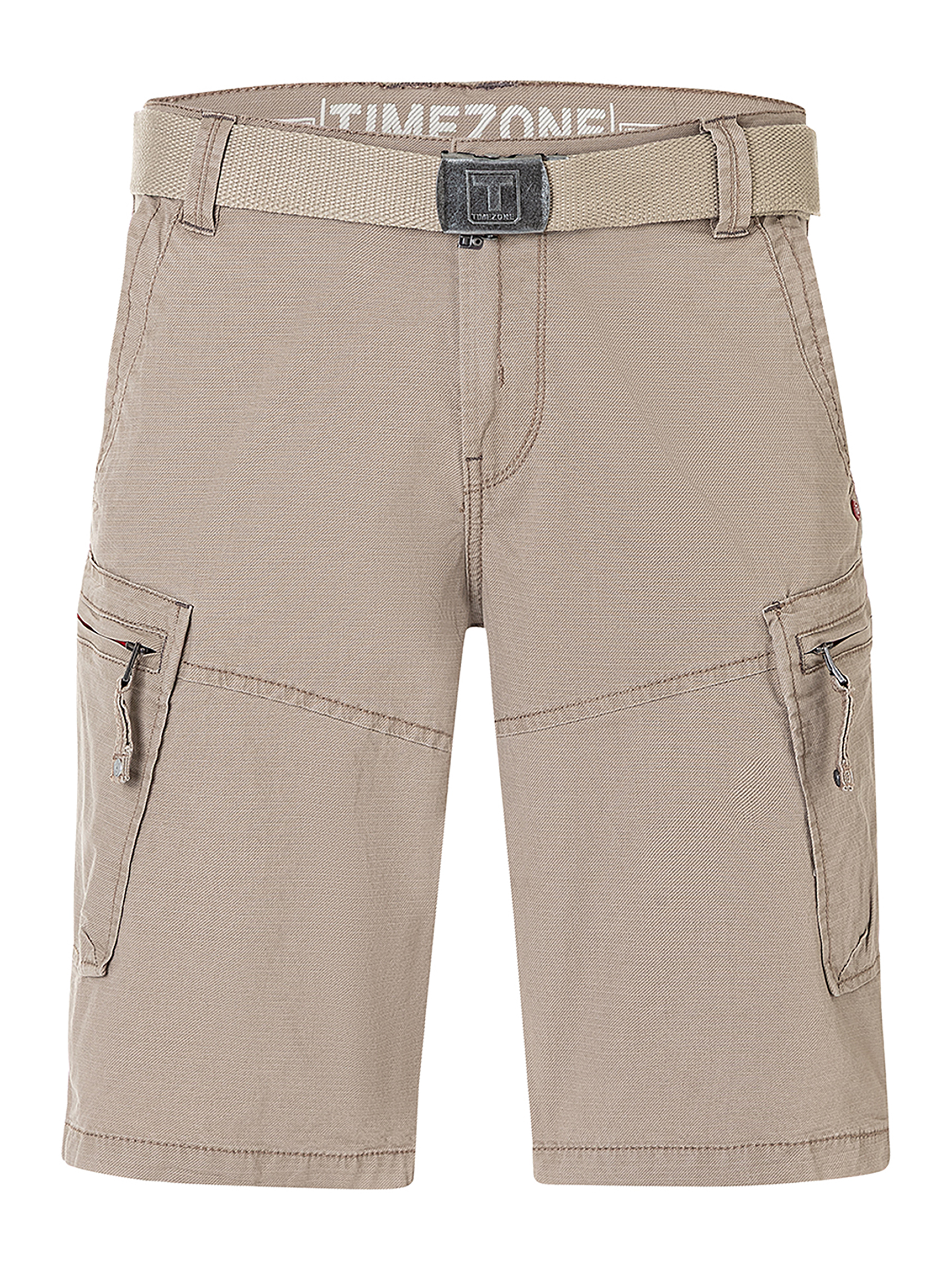 Cargo-Shorts Gürtel Knielang Reißverschluss Regular Fit Cargo-Shorts Gürtel Knielang Reißverschluss Regular Fit