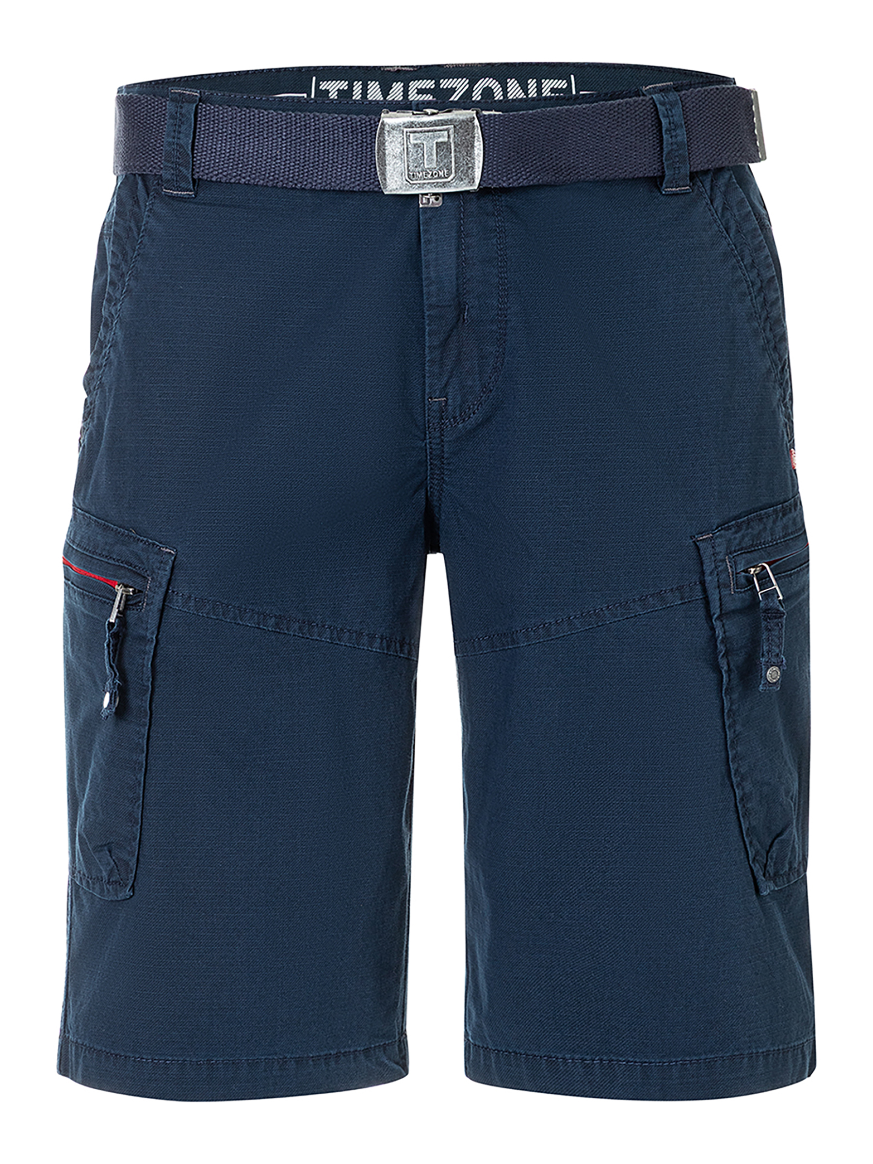 Cargo-Shorts Gürtel Knielang Reißverschluss Regular Fit Cargo-Shorts Gürtel Knielang Reißverschluss Regular Fit