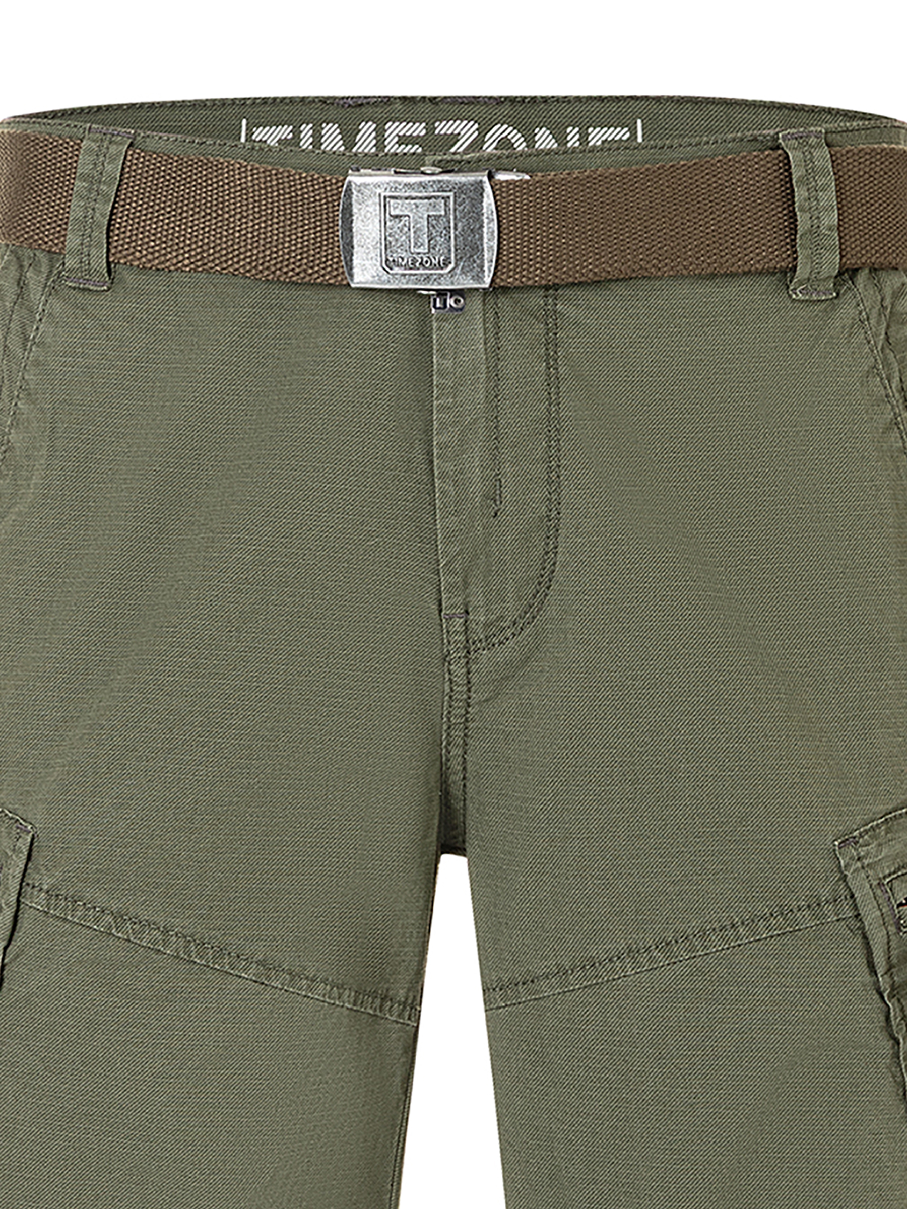 Cargo-Shorts Gürtel Knielang Reißverschluss Regular Fit Cargo-Shorts Gürtel Knielang Reißverschluss Regular Fit