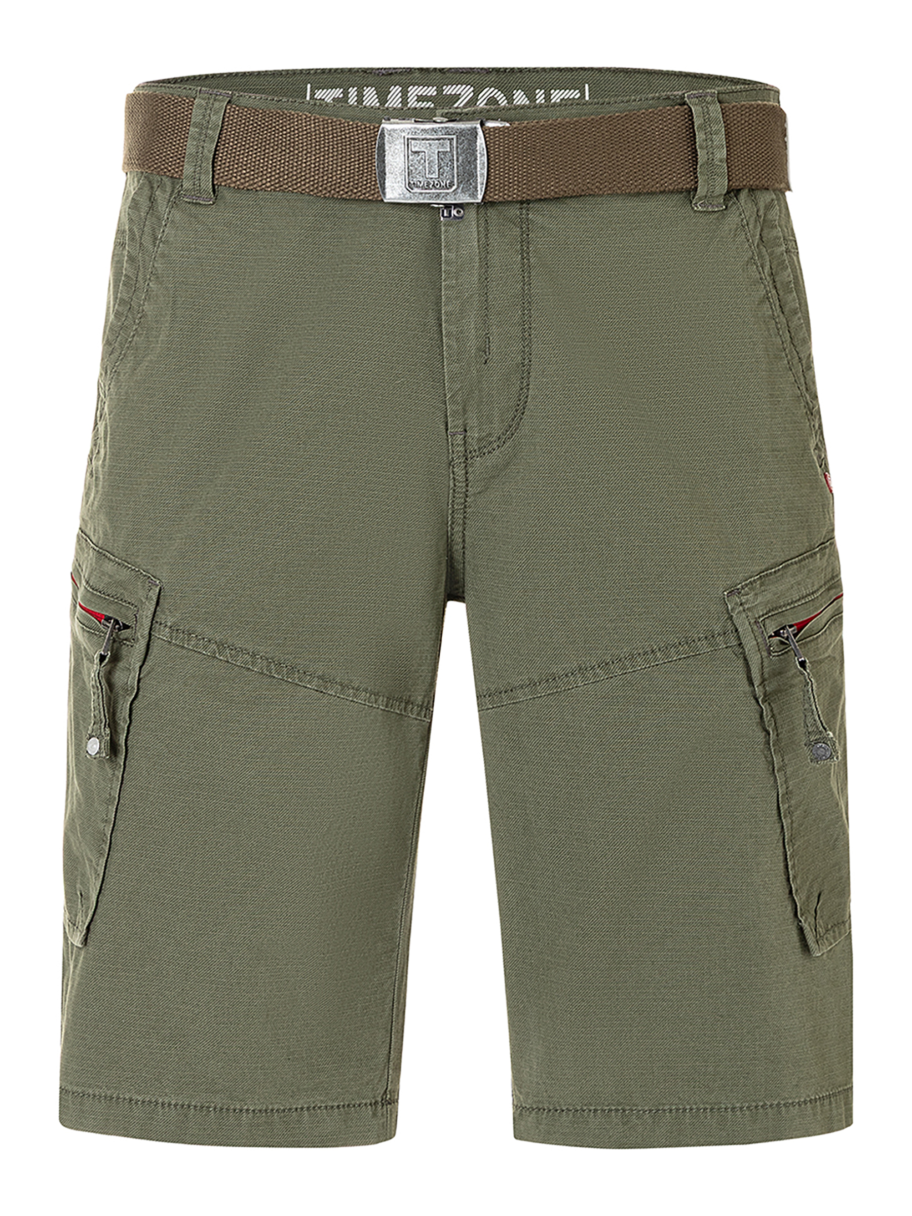 Cargo-Shorts Gürtel Knielang Reißverschluss Regular Fit Cargo-Shorts Gürtel Knielang Reißverschluss Regular Fit