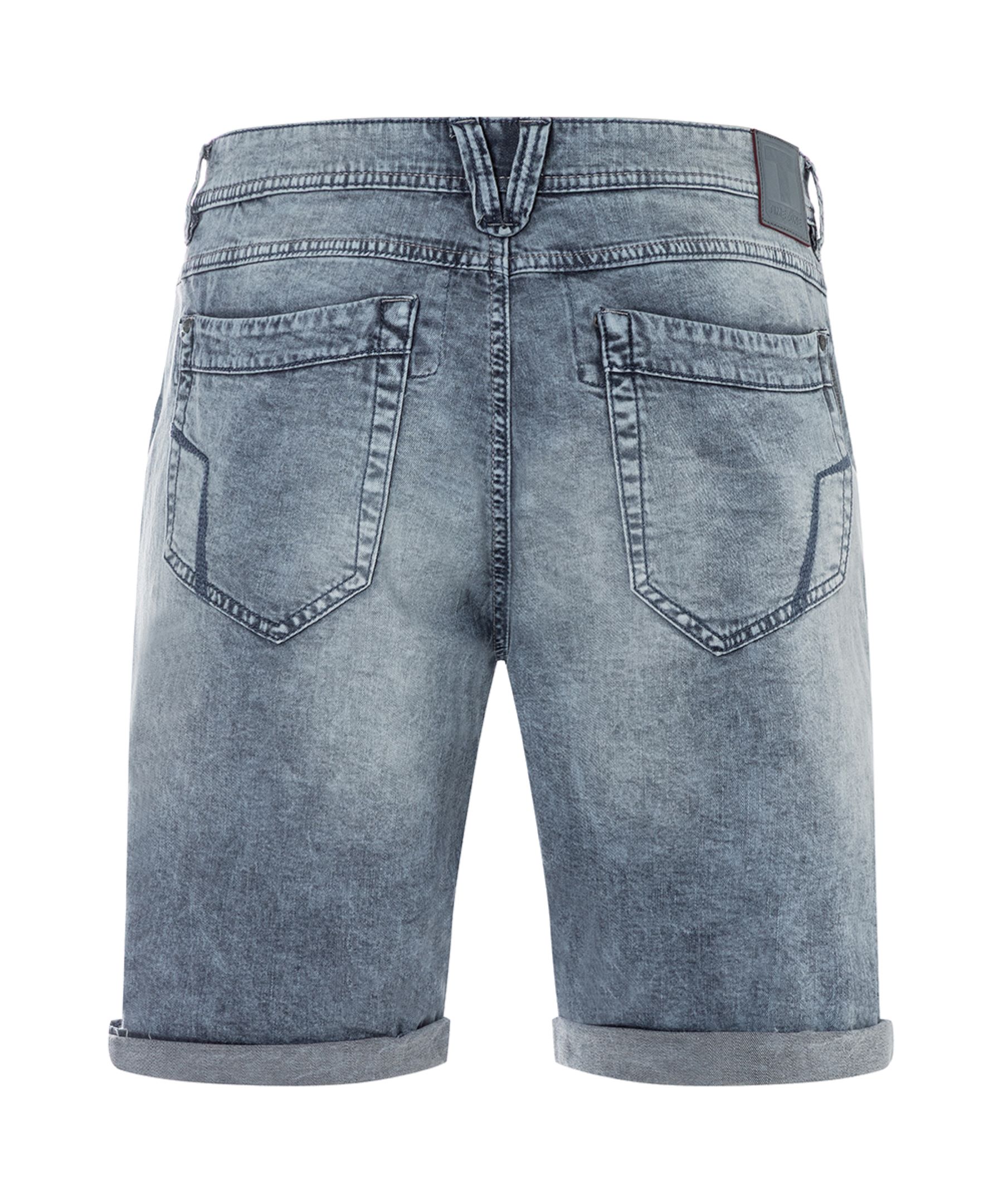 Stone Washed Shorts Eingrifftaschen Reißverschluss Modern Stone Washed Shorts Eingrifftaschen Reißverschluss Modern