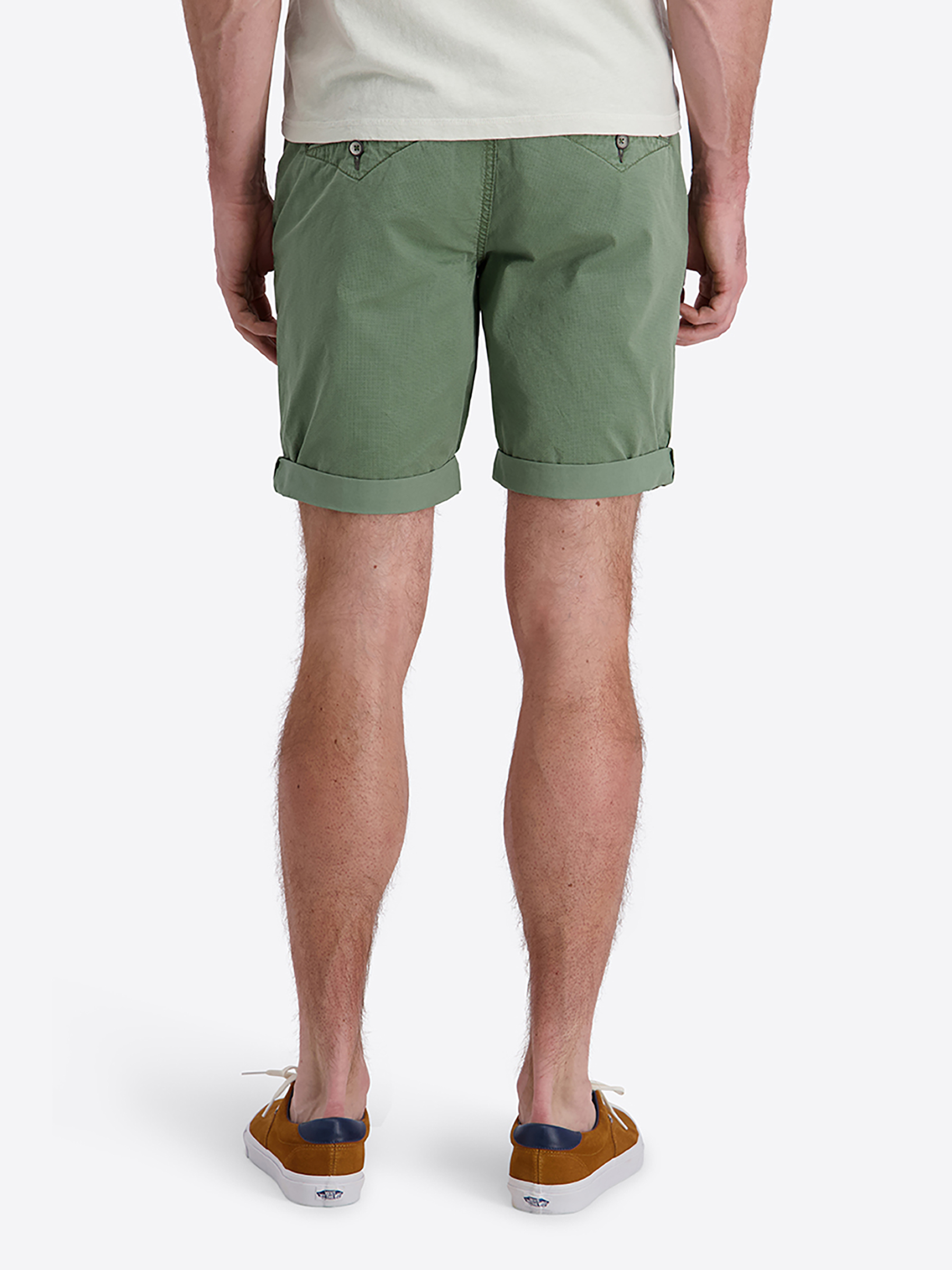 Shorts verdeckter Zip-Fly schmaler Schnitt Zierknöpfe Shorts verdeckter Zip-Fly schmaler Schnitt Zierknöpfe