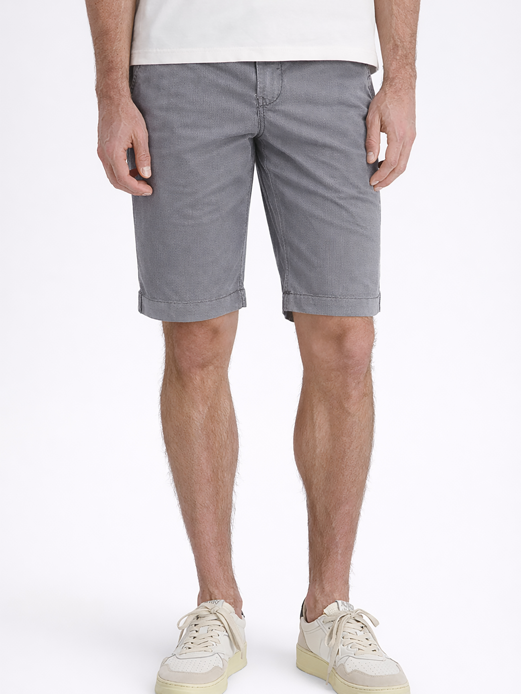 Shorts verdeckter Zip-Fly schmaler Schnitt Zierknöpfe Shorts verdeckter Zip-Fly schmaler Schnitt Zierknöpfe