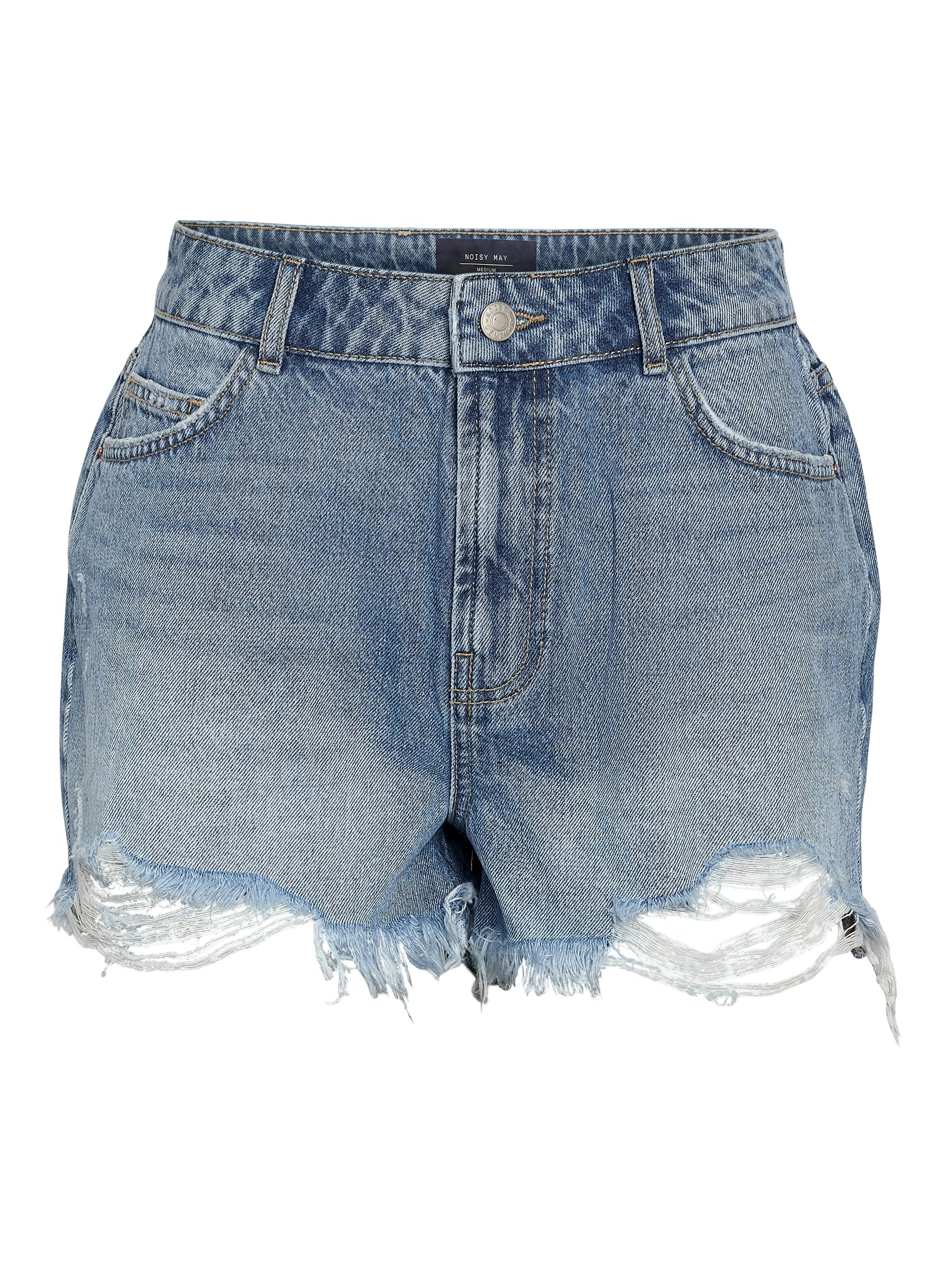 27036592_4917975.jpg Denimshorts Reißverschluss Hohe Taille Unifarben Stilvoll