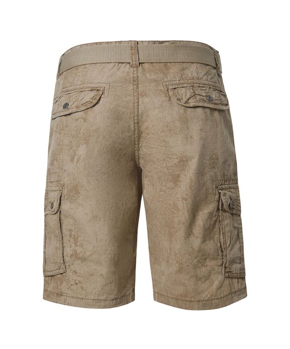 Timezone Timezone Sommer Shorts Gürtel Verdeckter Reißverschluss – Beige, Bild 4