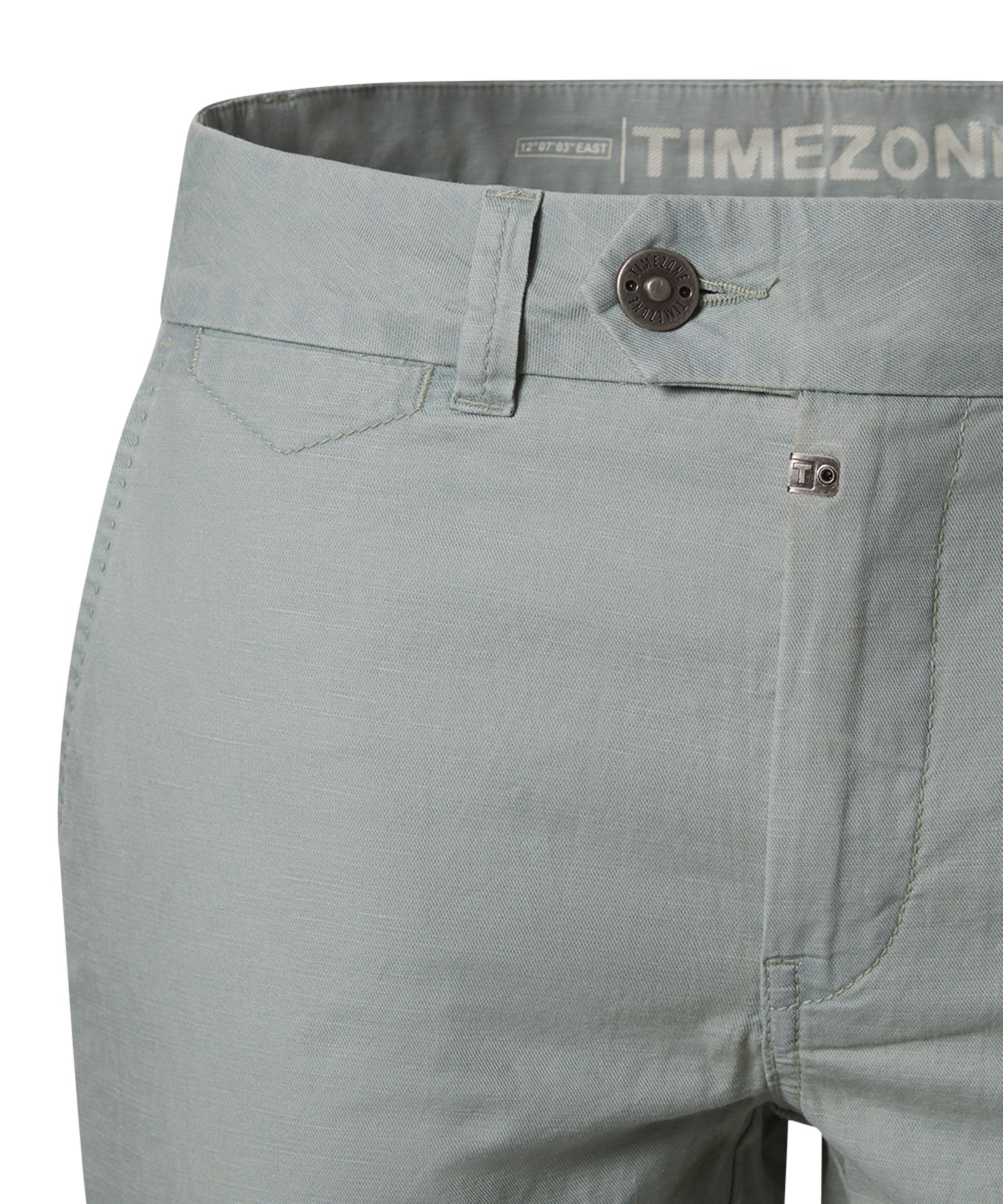 Timezone Timezone Kurz geschnittene Slim Fit Eingrifftaschen – Grün, Bild 2