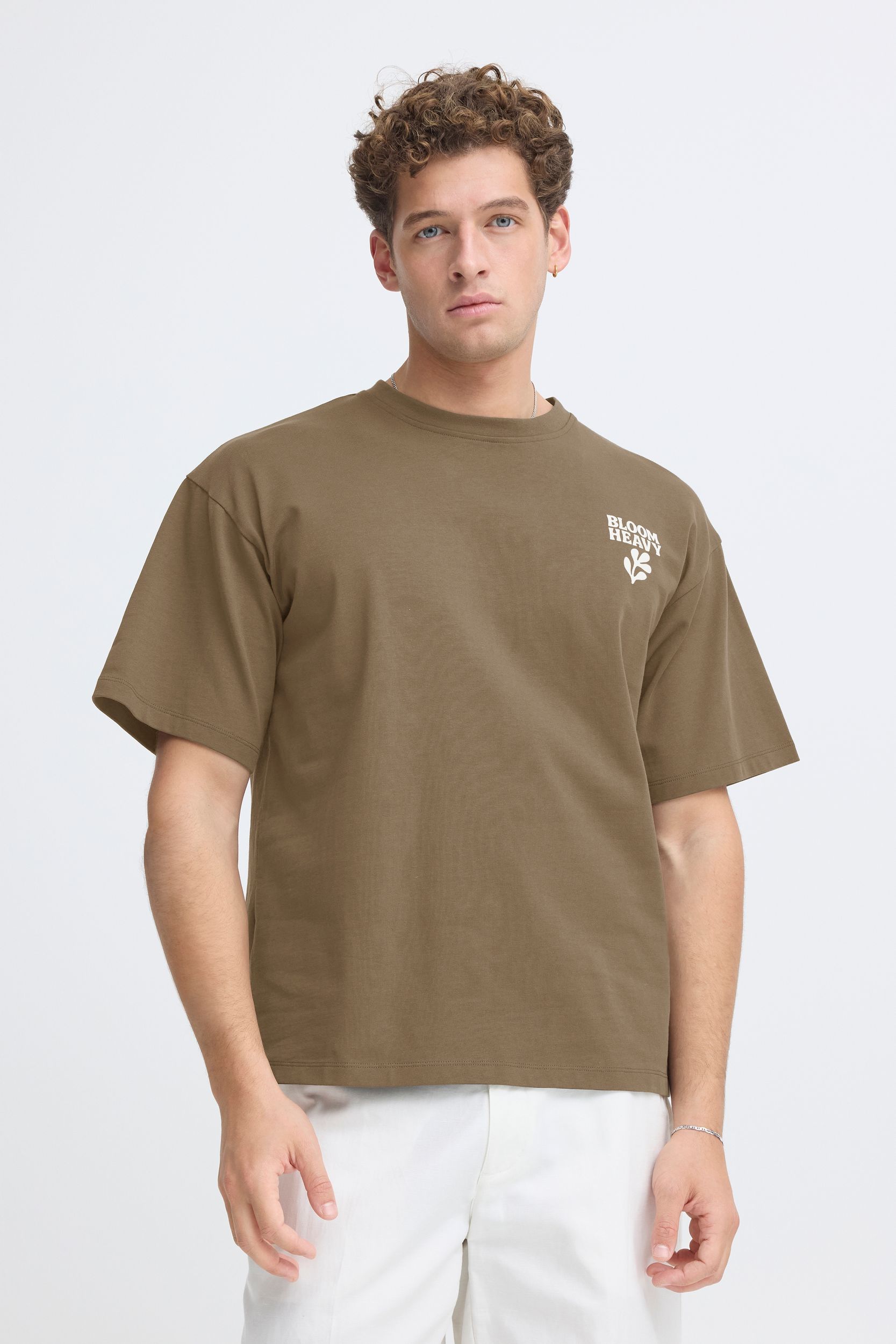 Bedrucktes Kurzarmshirt Rundhalsausschnitt Stilvoll Bedrucktes Kurzarmshirt Rundhalsausschnitt Stilvoll