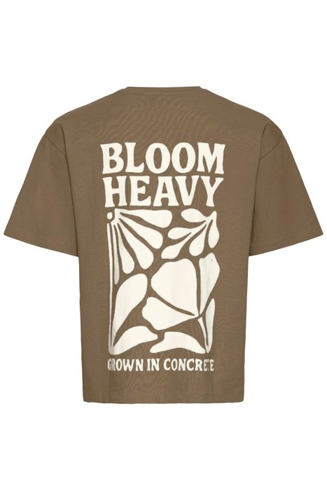 Casual Friday CASUAL FRIDAY Bedrucktes Kurzarmshirt Rundhalsausschnitt Stilvoll – Olive, Bild 8