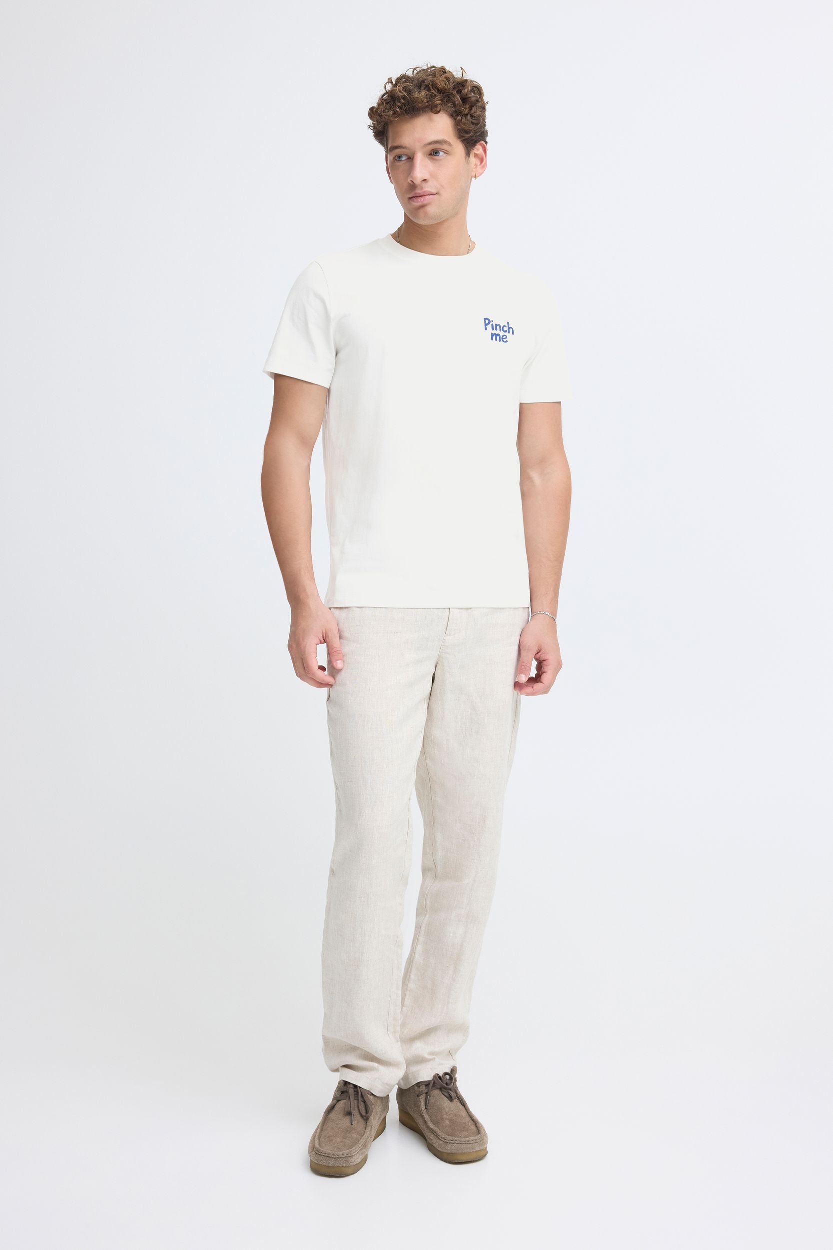 Kurzarm T-Shirt Rundhalsausschnitt Print Gerade Geschnitten Kurzarm T-Shirt Rundhalsausschnitt Print Gerade Geschnitten