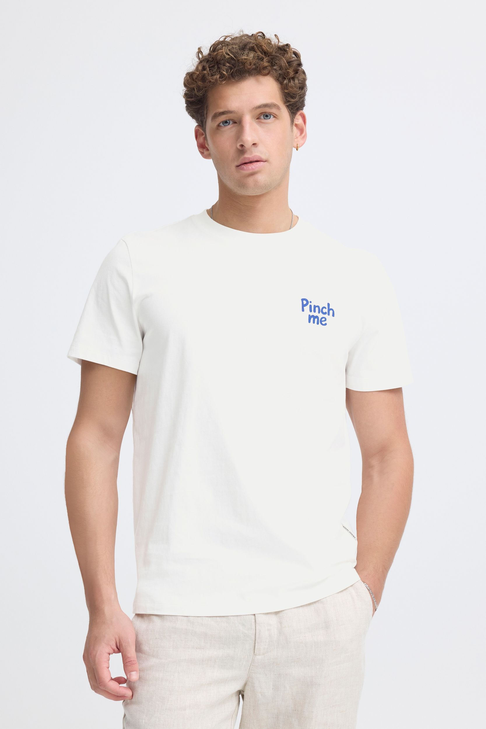 Kurzarm T-Shirt Rundhalsausschnitt Print Gerade Geschnitten Kurzarm T-Shirt Rundhalsausschnitt Print Gerade Geschnitten