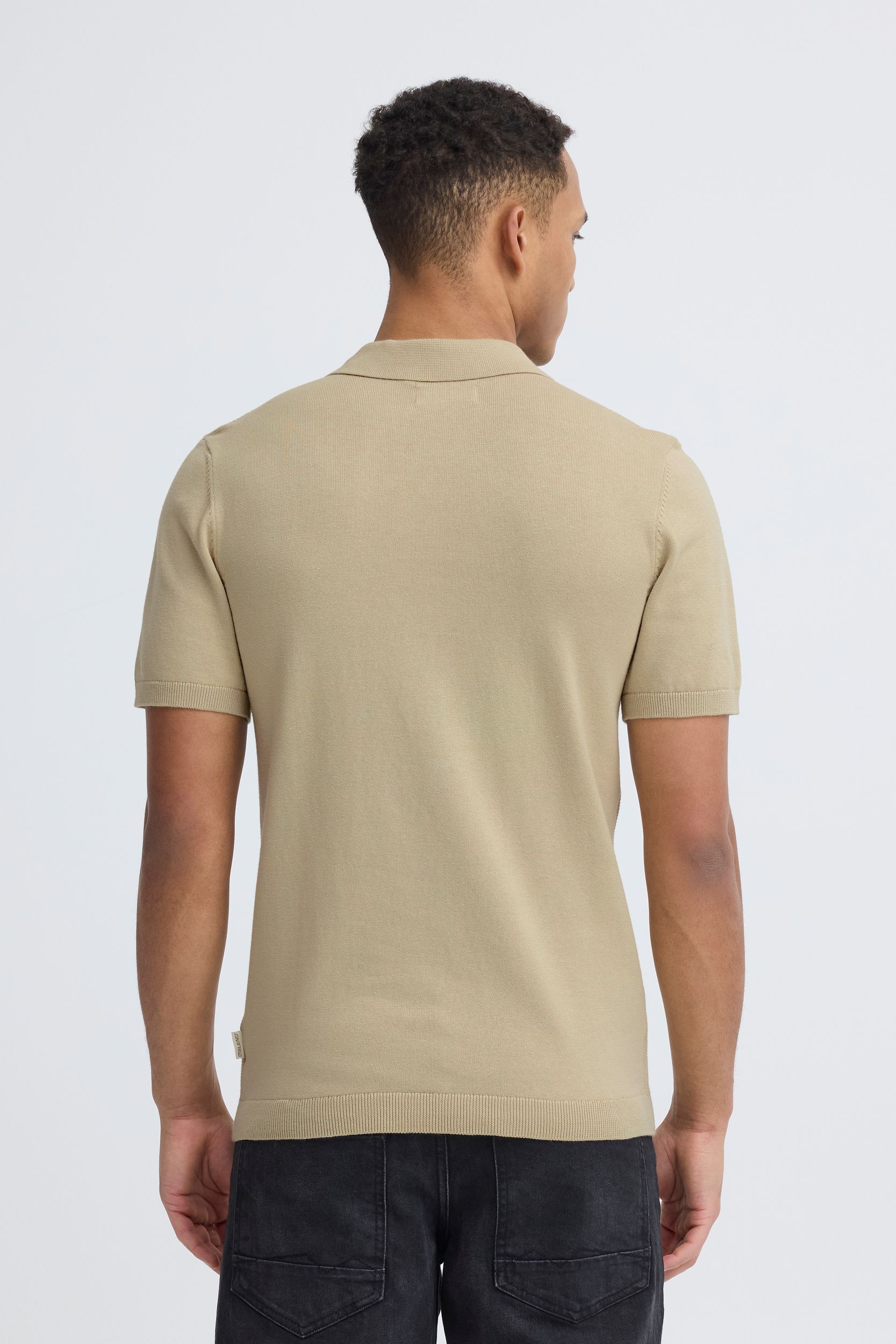 20720438-146308_146308_6.jpg Stilvolles Kurzarm Strickpoloshirt Regular Fit Einfarbig