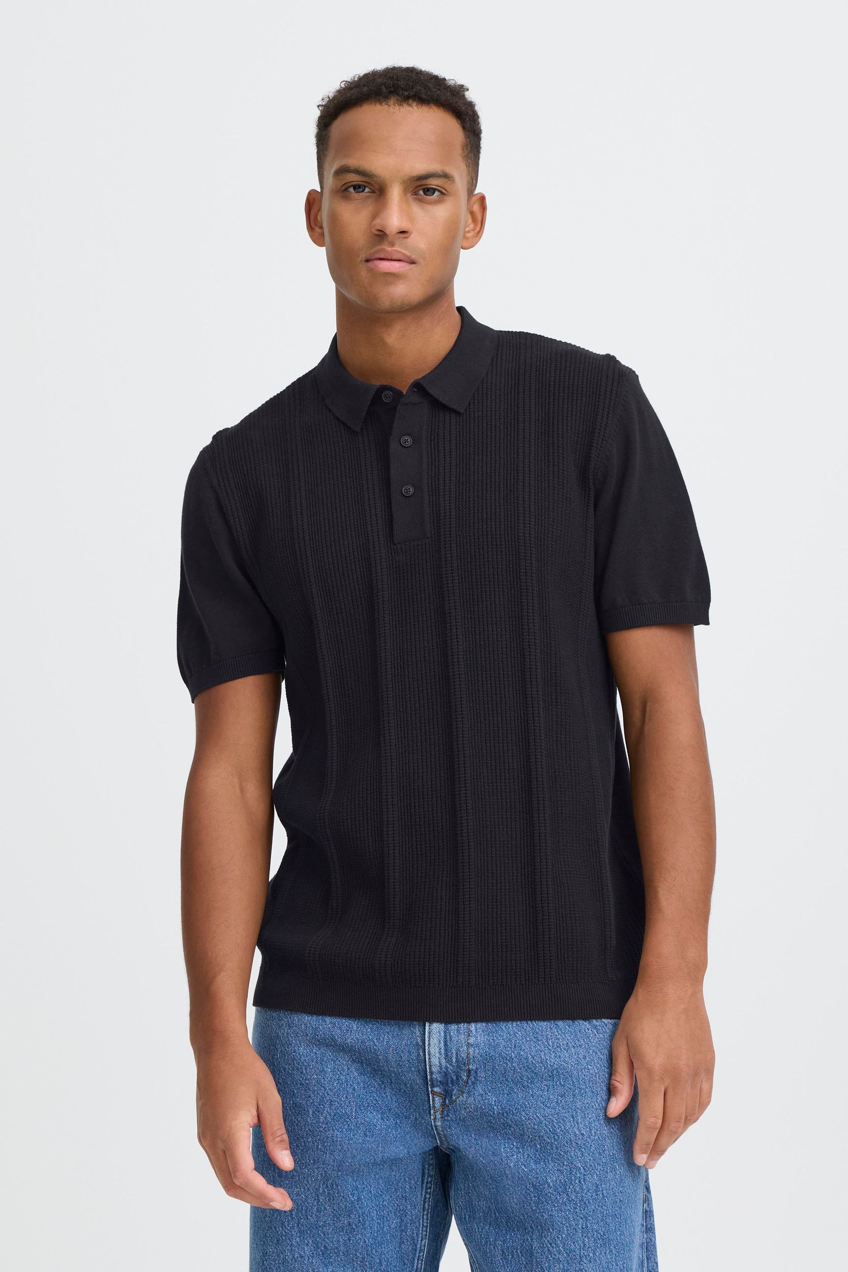 20720438-193911_193911_3.jpg Stilvolles Kurzarm Strickpoloshirt Regular Fit Einfarbig
