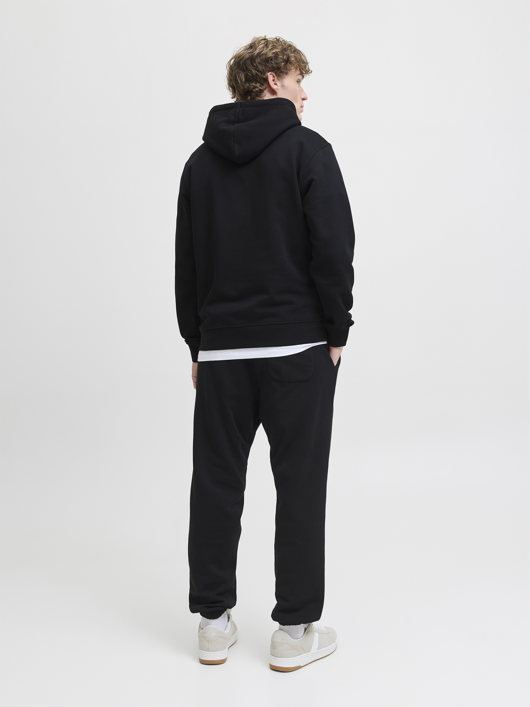 Gerade Geschnittene Jogginghose Elastischer Bund Kordel Gerade Geschnittene Jogginghose Elastischer Bund Kordel