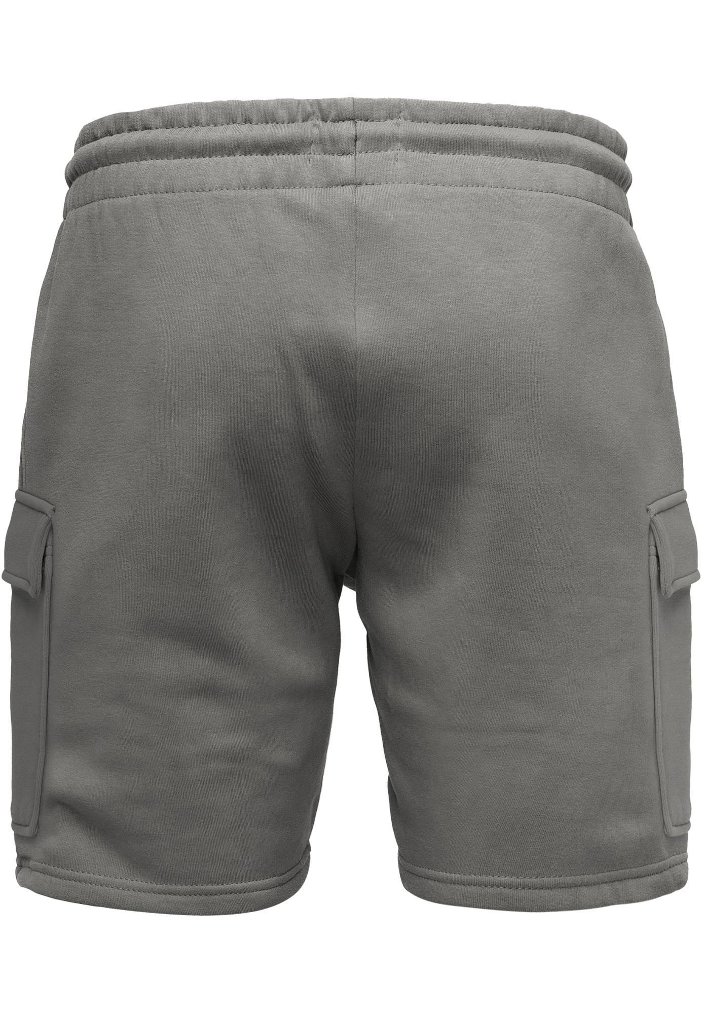 Sweat Bermuda Shorts mit elastischem Bund und Cargotaschen Sweat Bermuda Shorts mit elastischem Bund und Cargotaschen