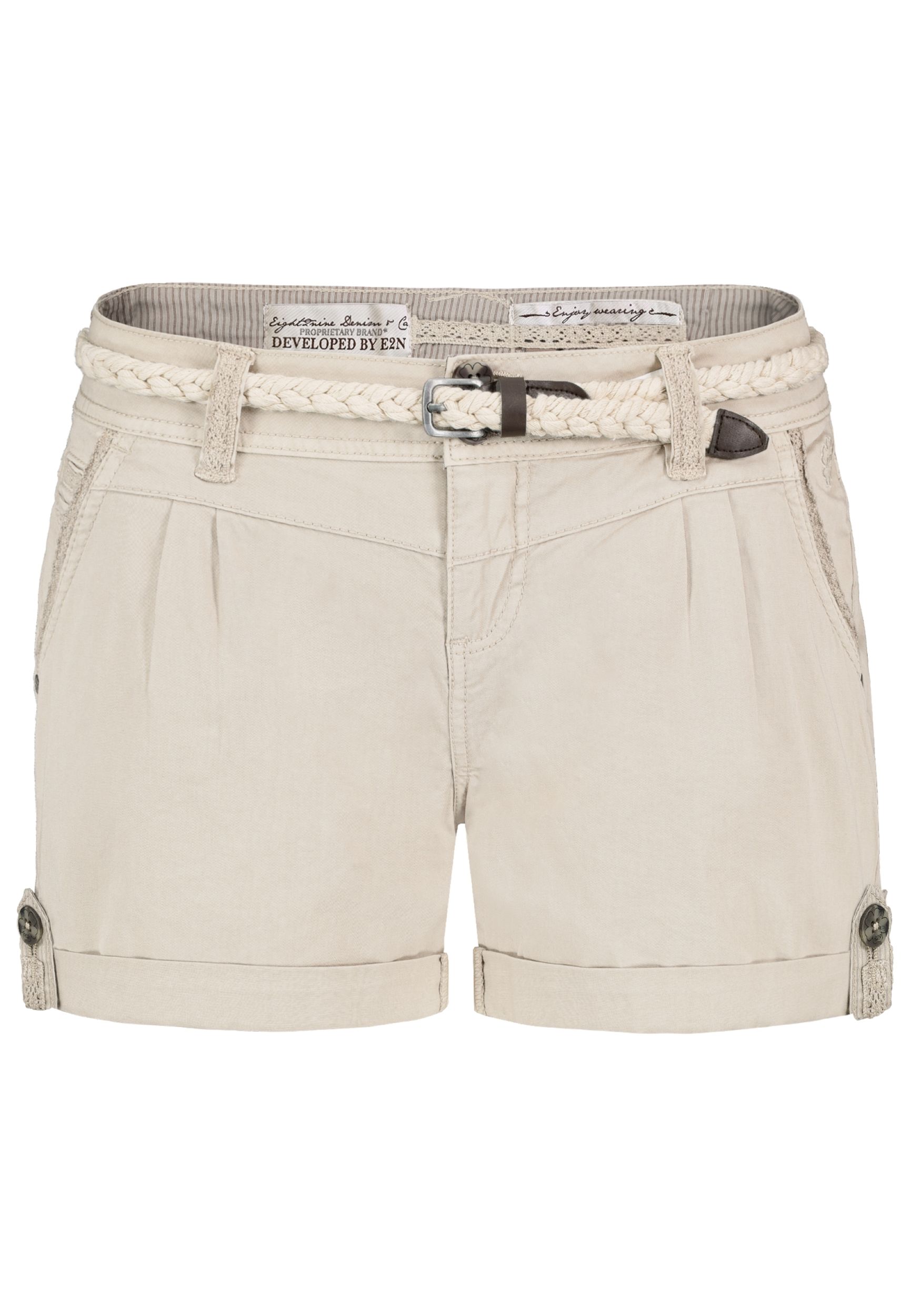Shorts Inklusive Gürtel Eingrifftaschen Gerade Regular Fit Shorts Inklusive Gürtel Eingrifftaschen Gerade Regular Fit