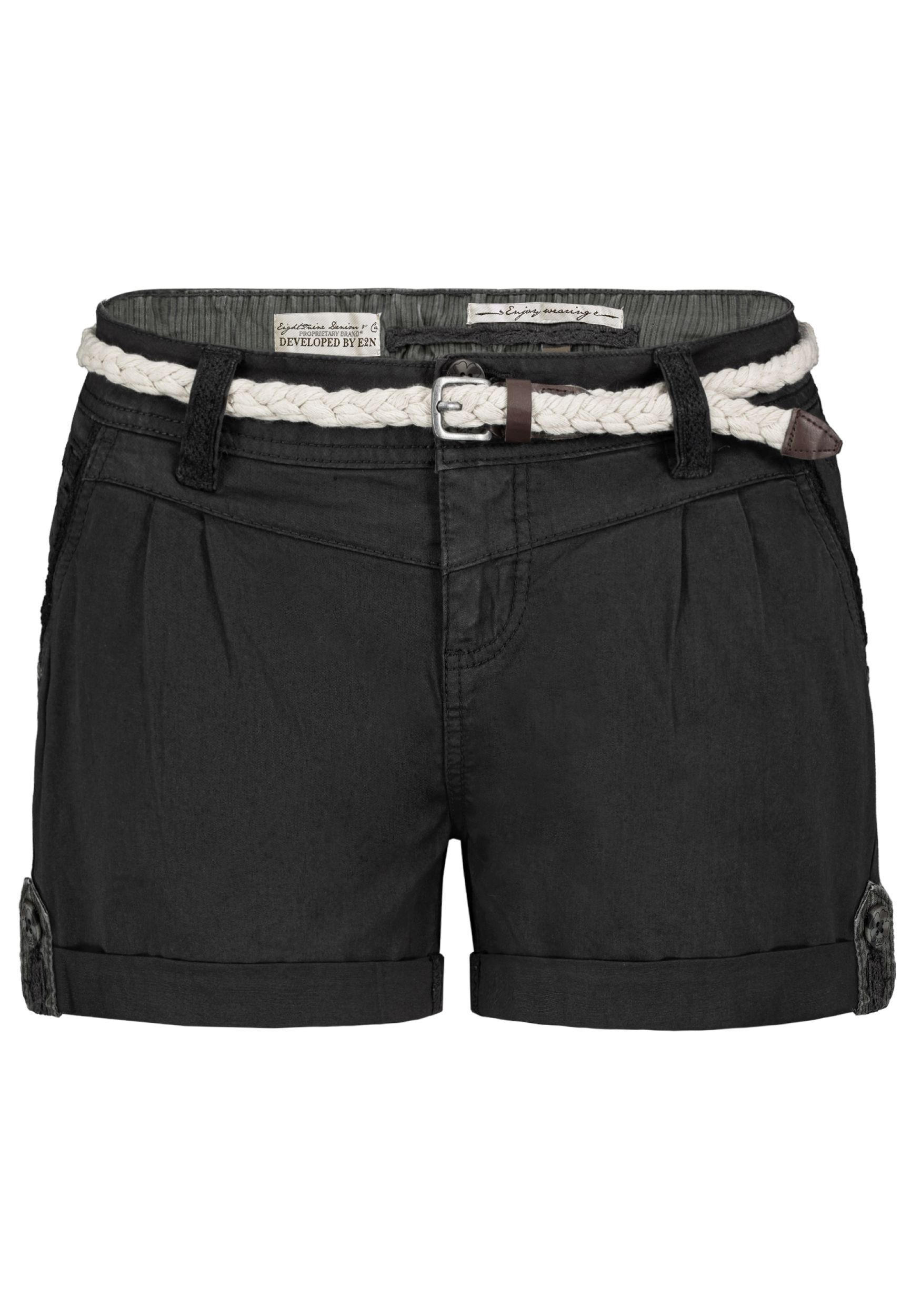 Shorts Inklusive Gürtel Eingrifftaschen Gerade Regular Fit Shorts Inklusive Gürtel Eingrifftaschen Gerade Regular Fit