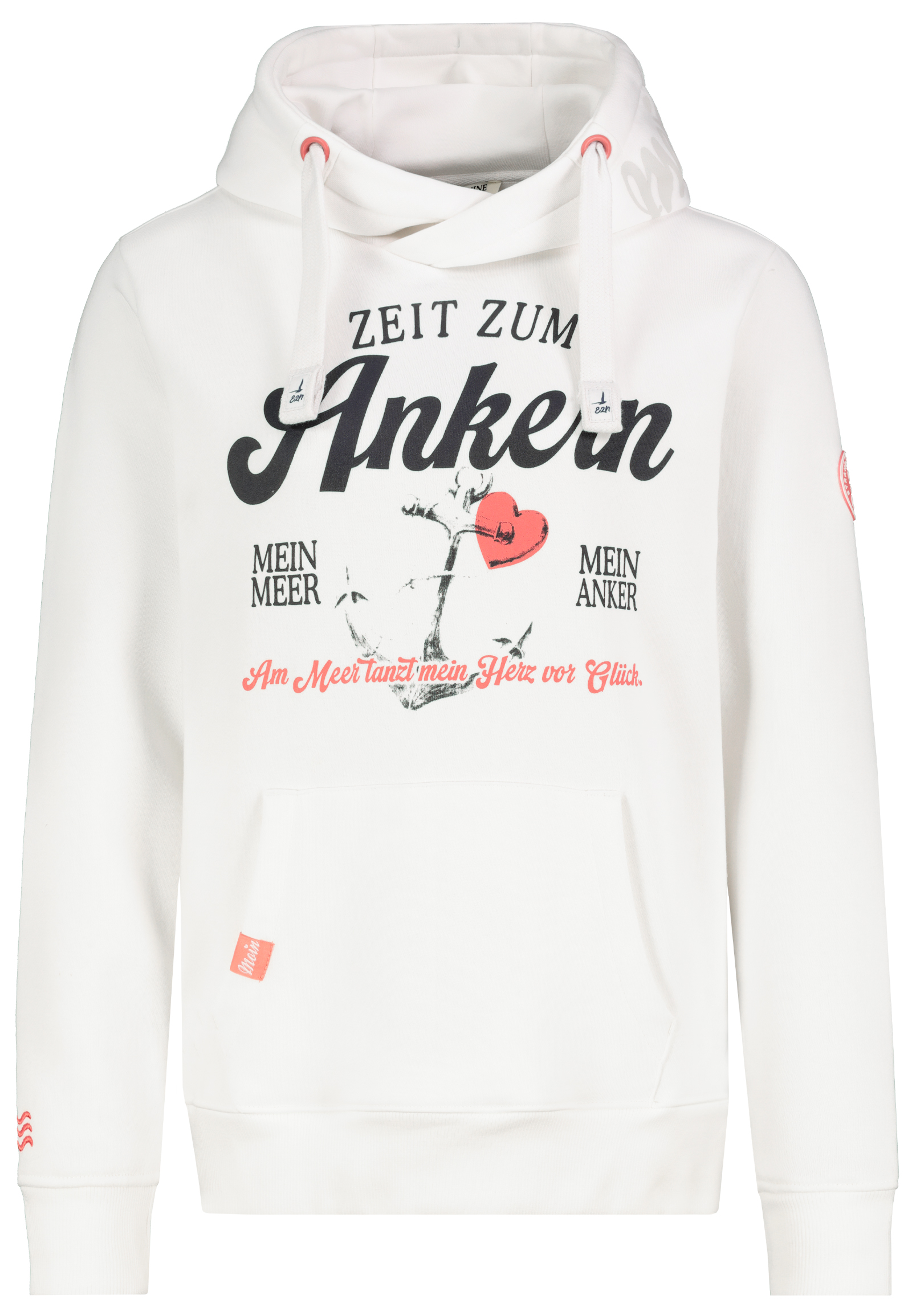 D10600BA02833A_22000_V.jpg Kapuzenpullover Spruch Print Design Kängurutasche Kapuze