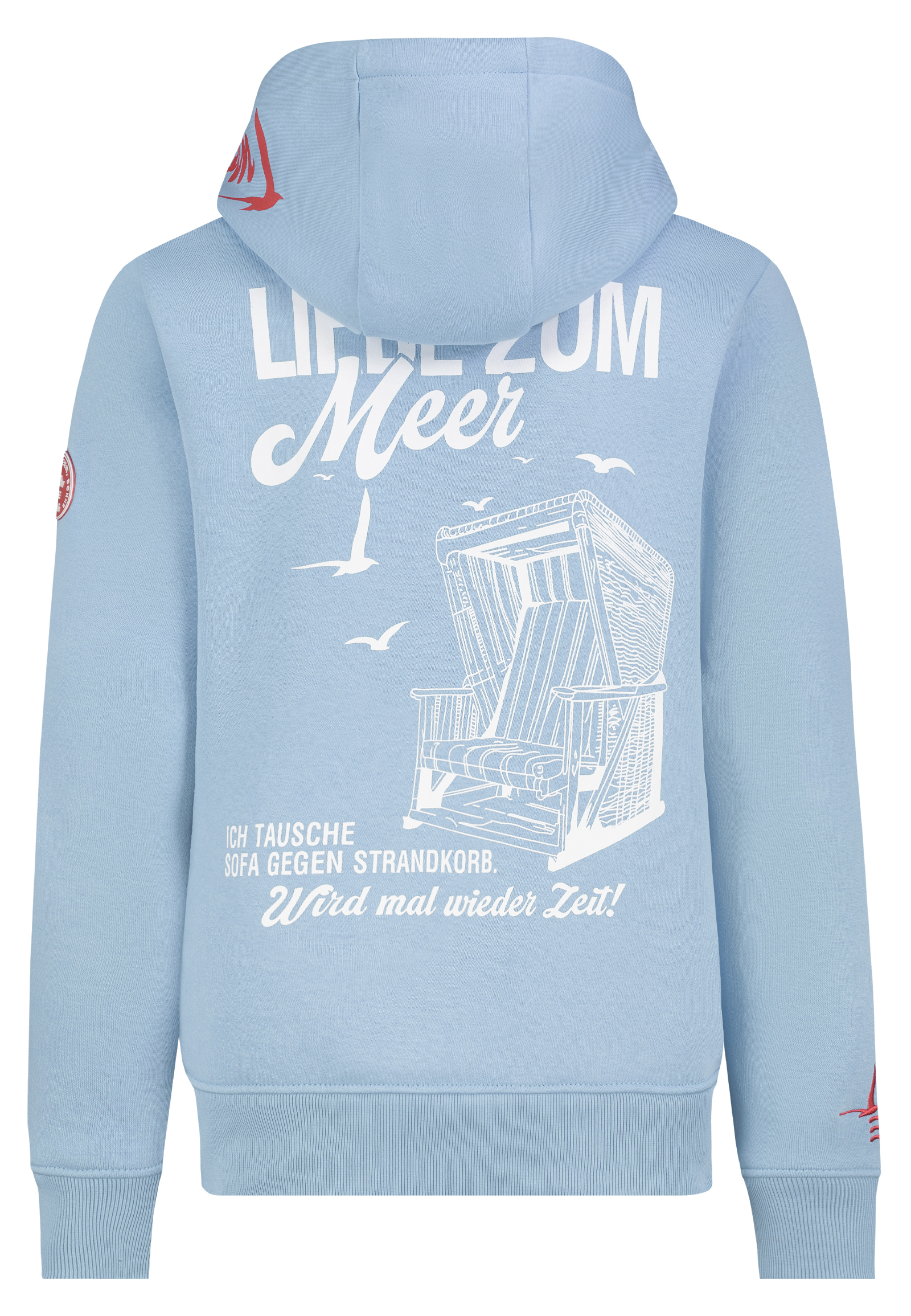 D10600BA02833C_19200_H.jpg Kapuzenpullover Spruch Print Design Kängurutasche Kapuze