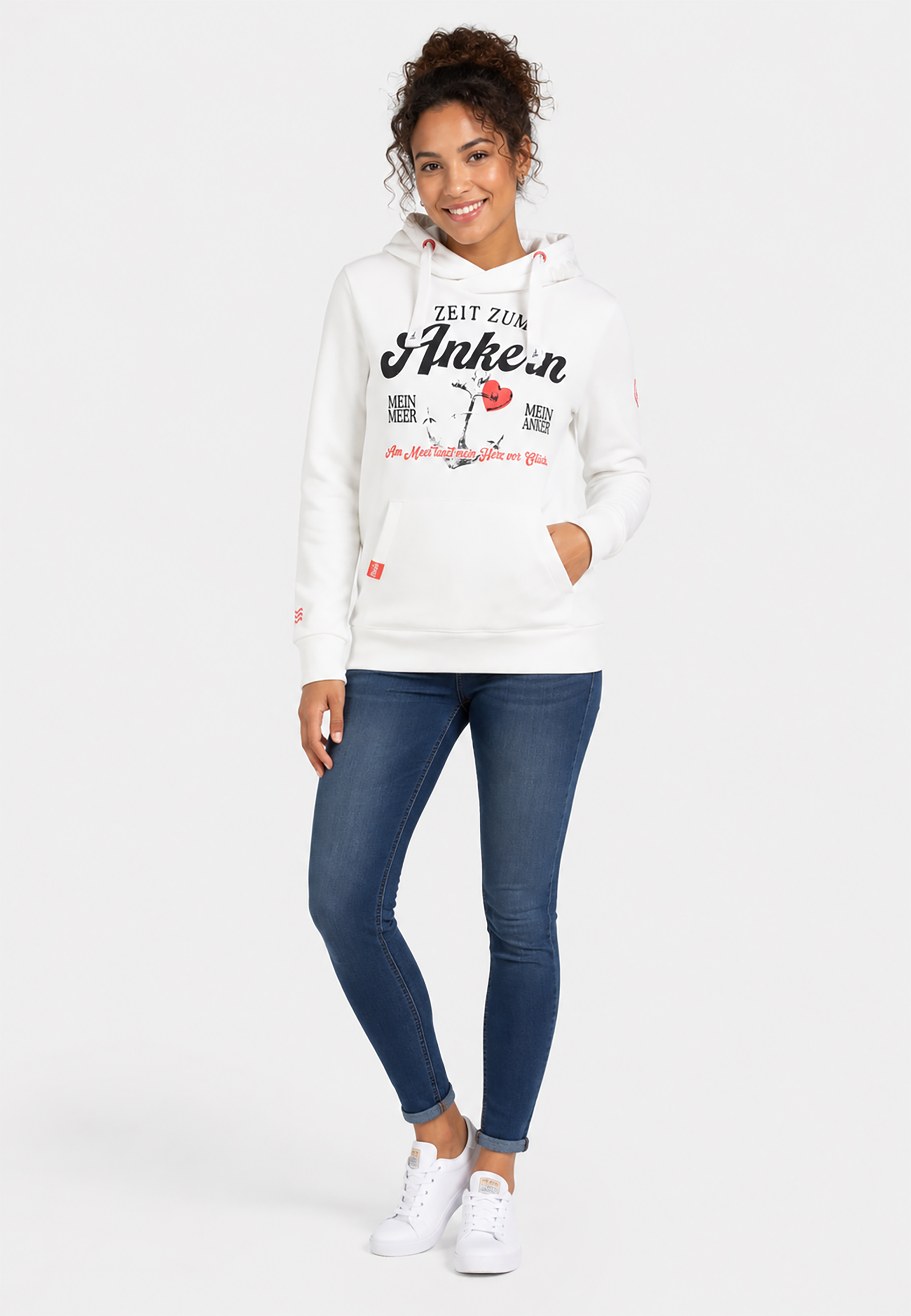 Kapuzenpullover Spruch Print Design Kängurutasche Kapuze Kapuzenpullover Spruch Print Design Kängurutasche Kapuze