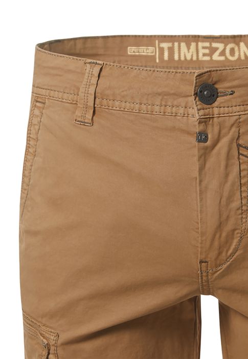Timezone Timezone Moderne Cargoshorts Eingrifftaschen Slim Fit Sommer – Braun, Bild 3